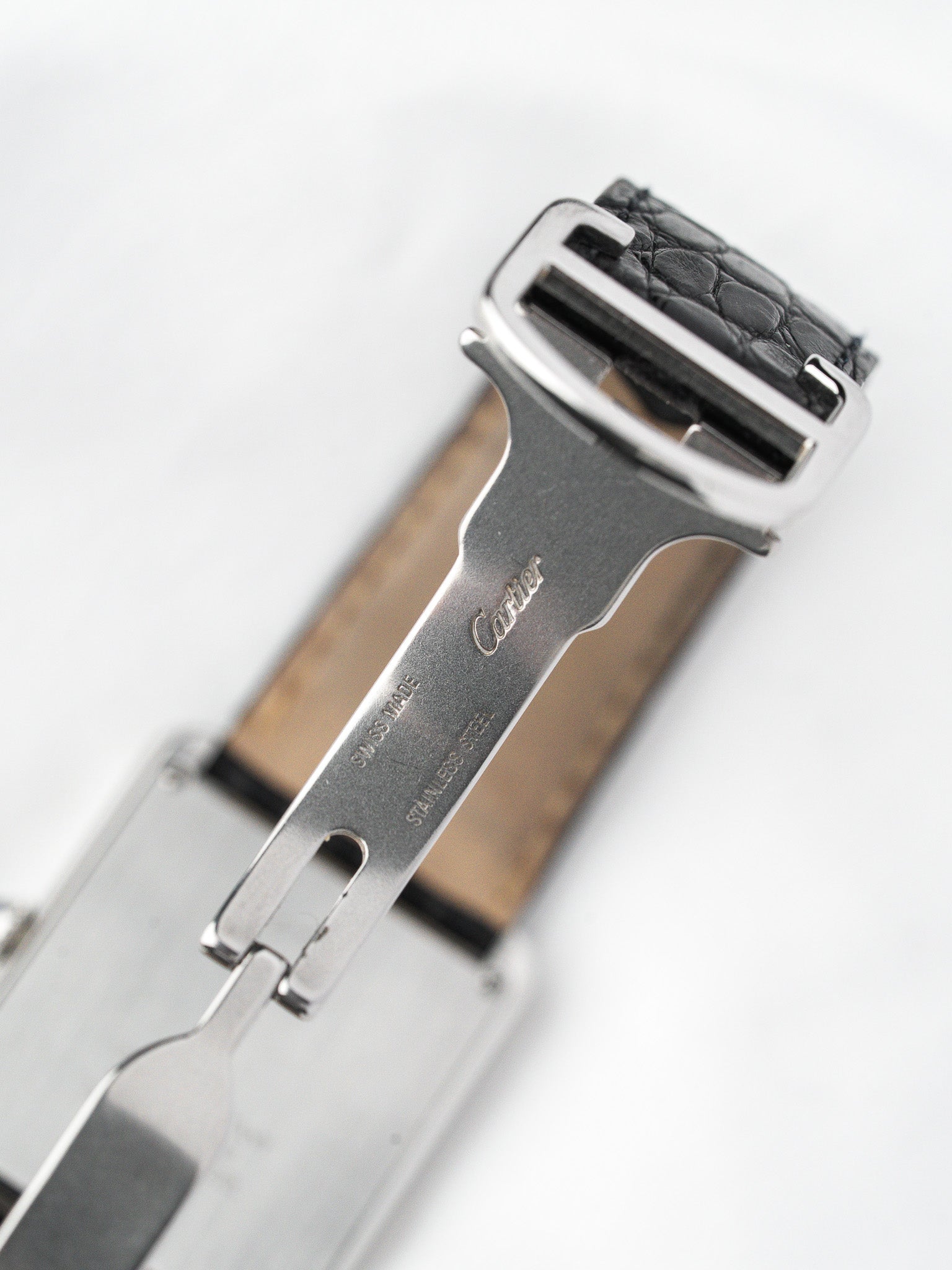 Montre Cartier Tank Solo 2715 Acier — Grand Modèle (2010s)
