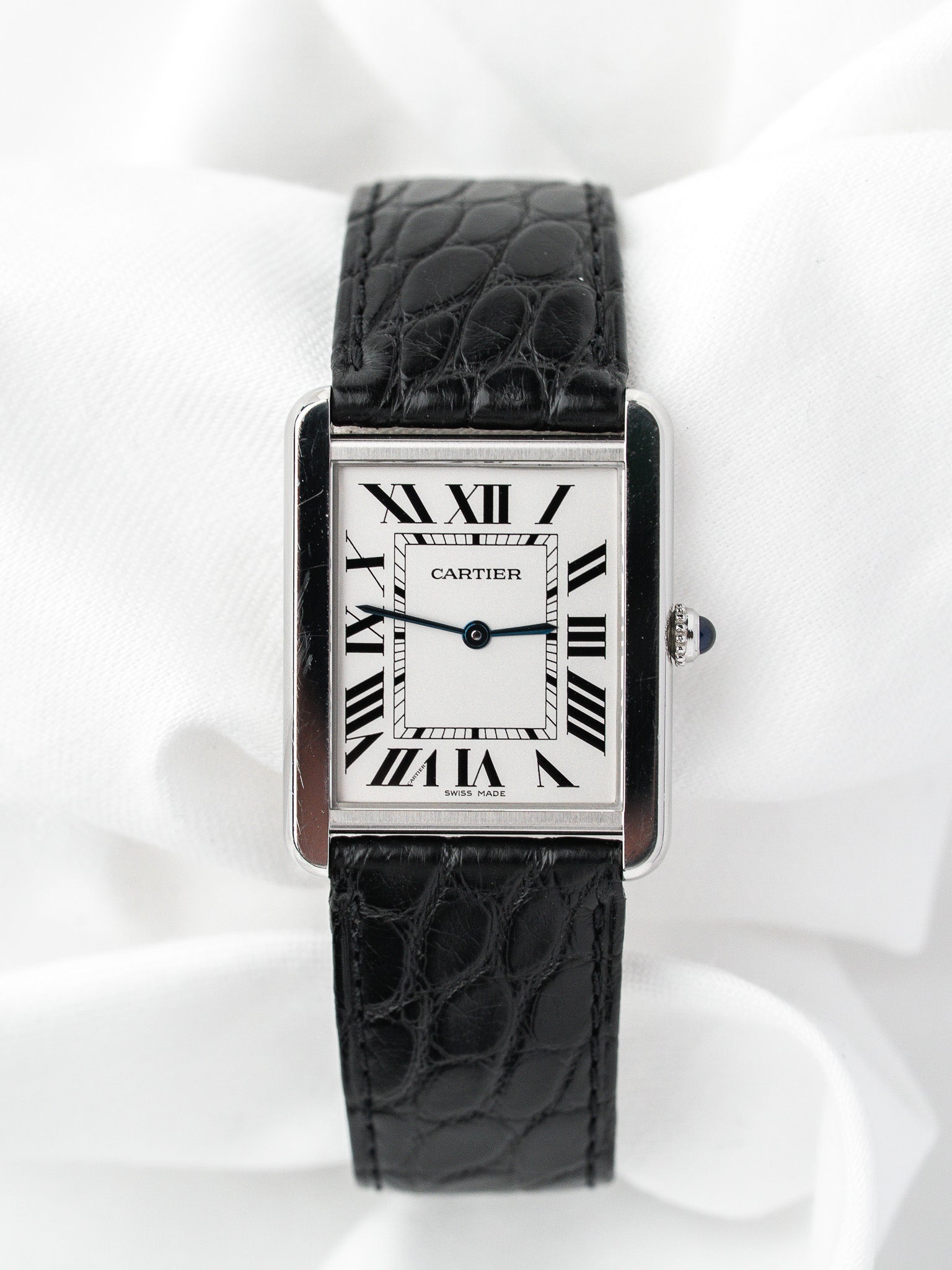 Montre Cartier Tank Solo 2715 Acier — Grand Modèle (2010s)