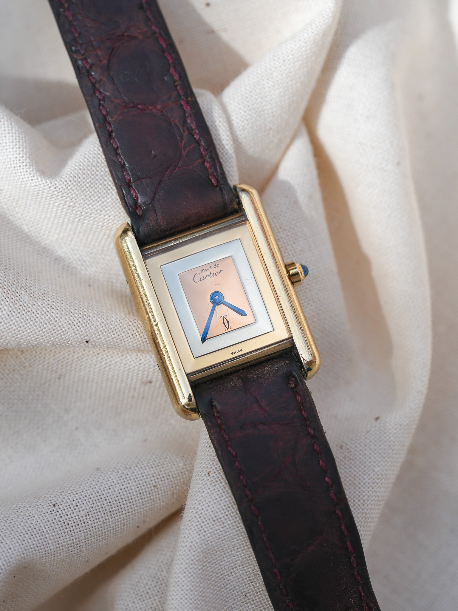 Cartier - Tank Must Trinity Petit modèle quartz - 1980s