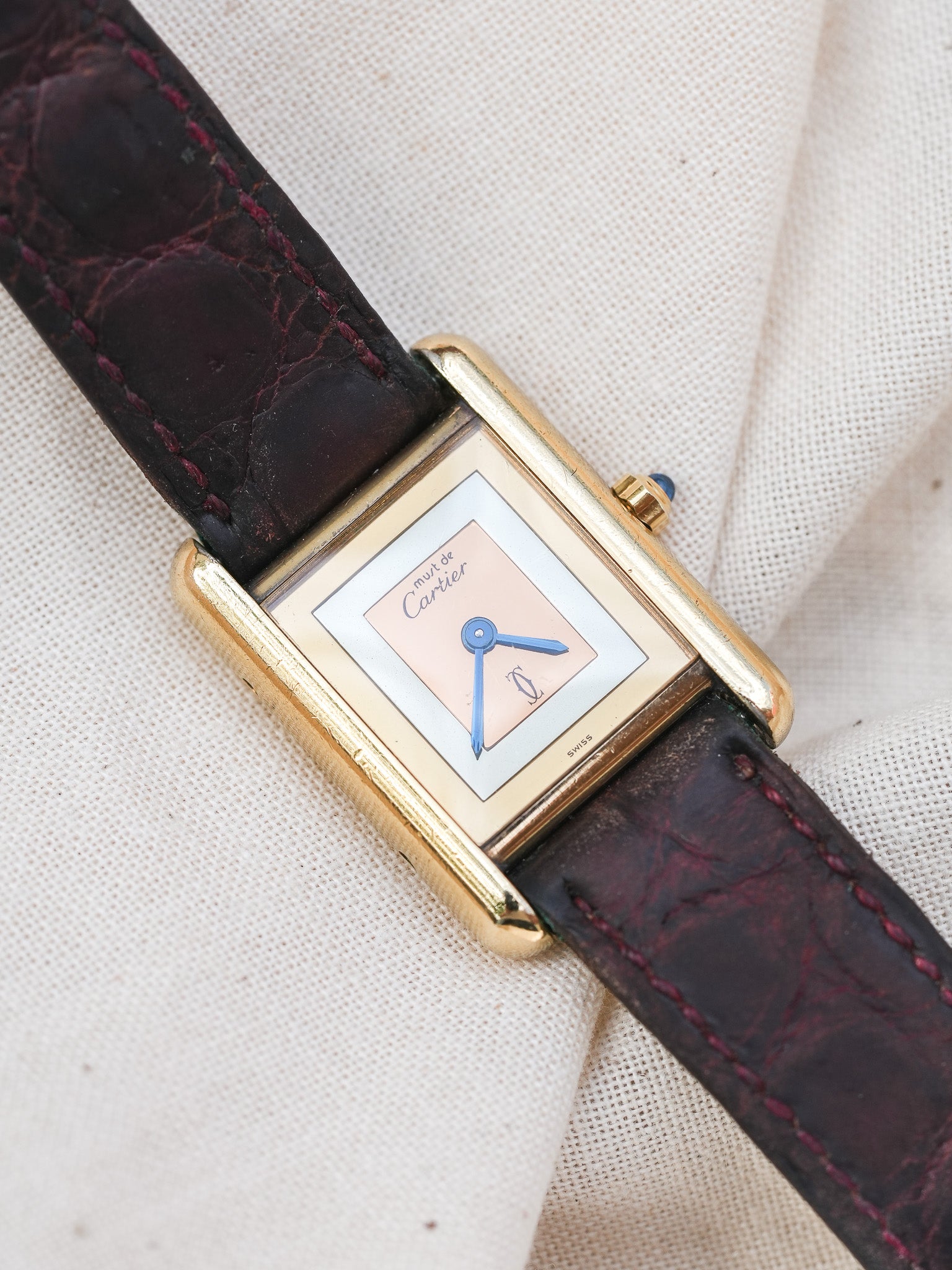 Cartier - Tank Must Trinity Petit modèle quartz - 1980s