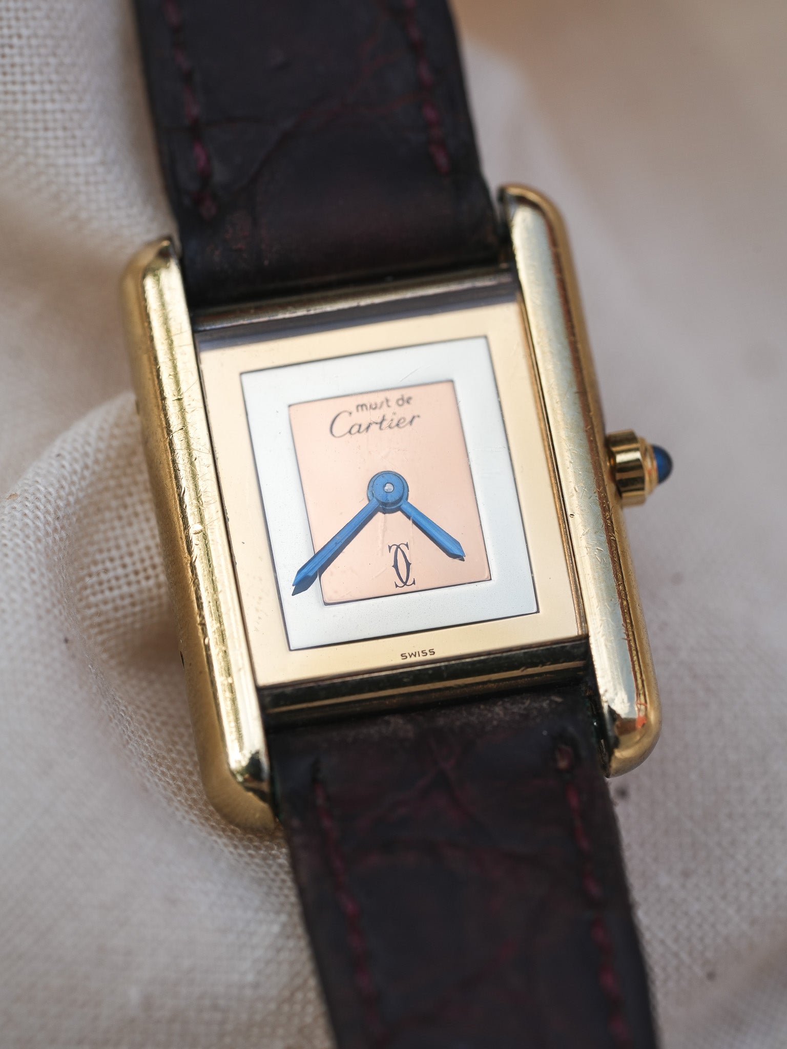 Cartier - Tank Must Trinity Petit modèle quartz - 1980s