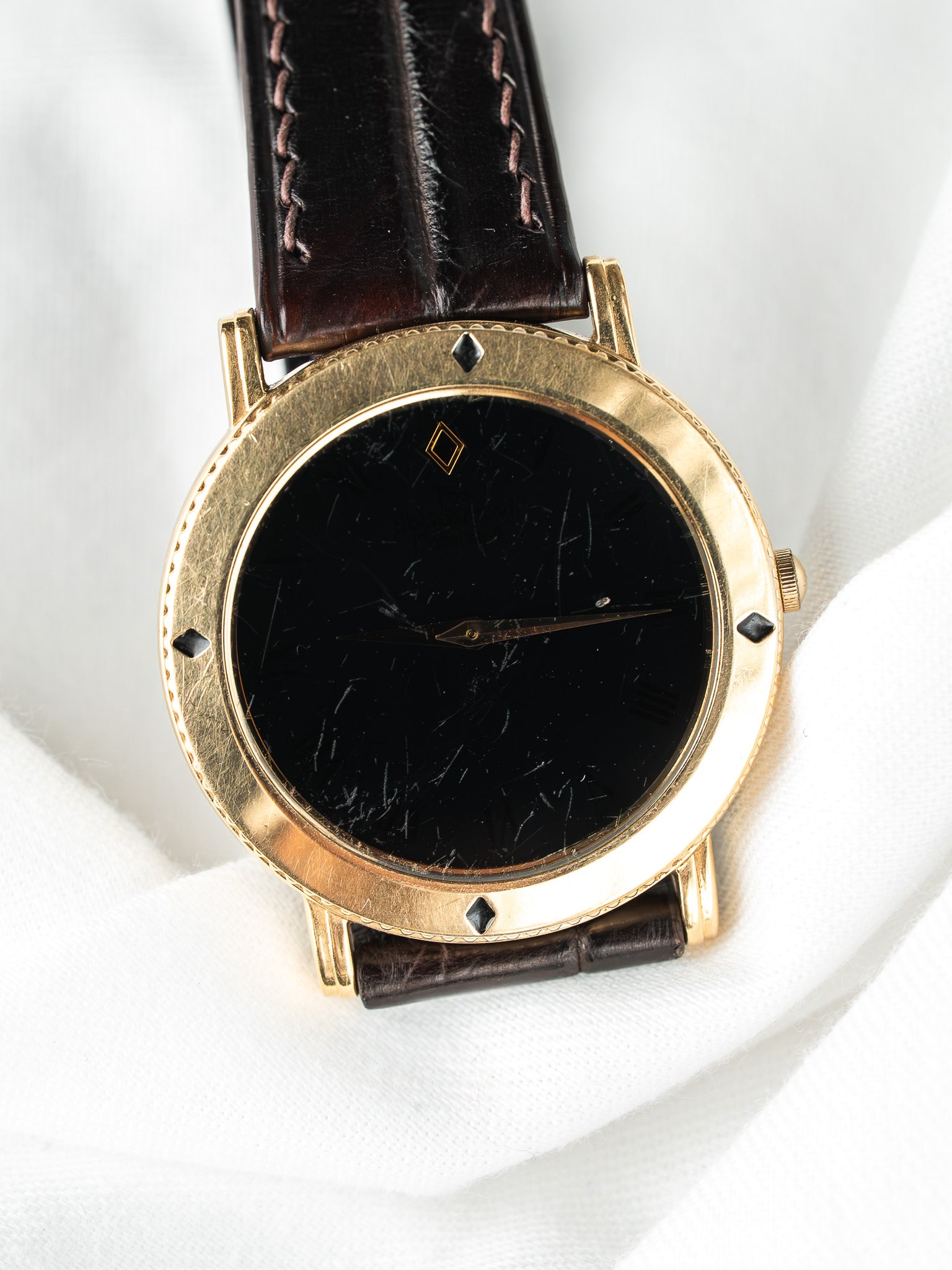 Seiko The Blackdiamond Collection Orologio — Placcato oro Quadrante nascosto (1993) 