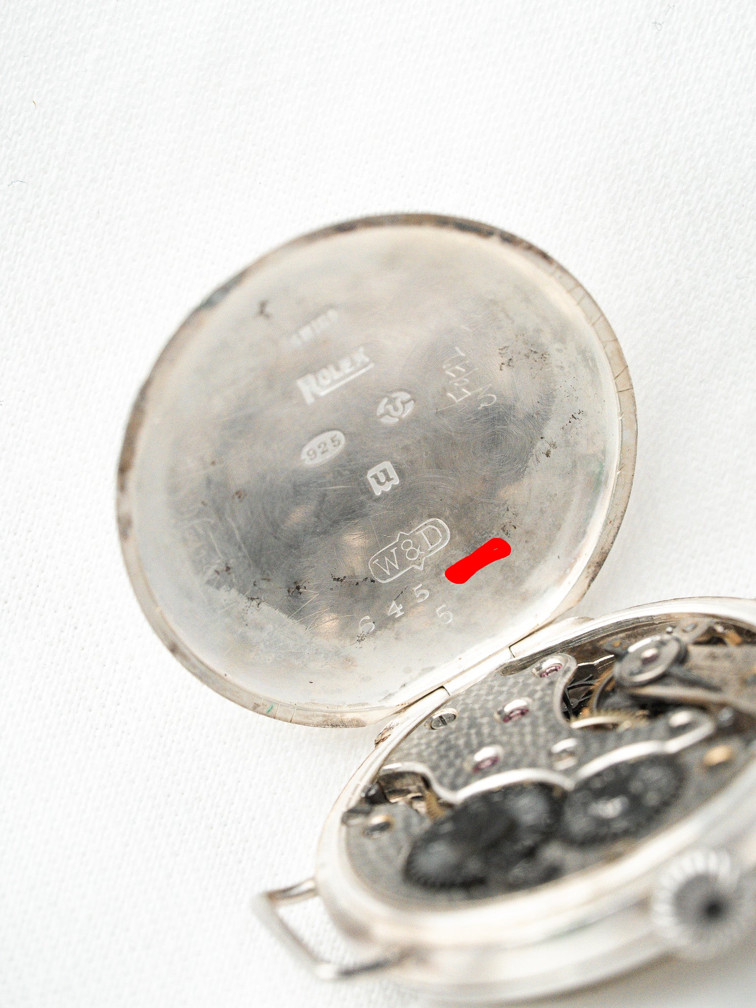 Vintage Rolex Watch Silver — Wilsdorf & Davis (1915-1920) 