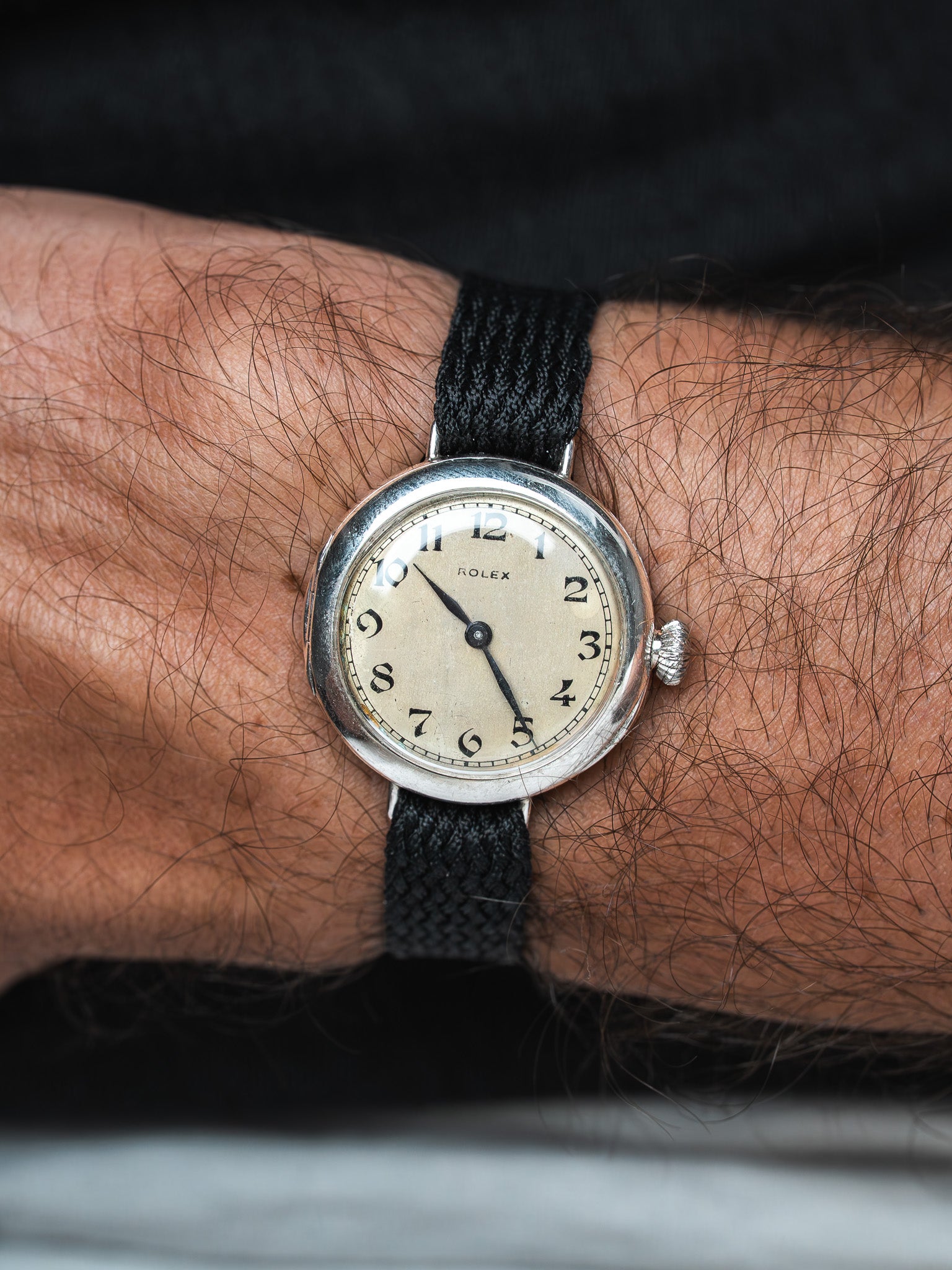 Montre Rolex Vintage Argent — Wilsdorf & Davis (1915-1920)