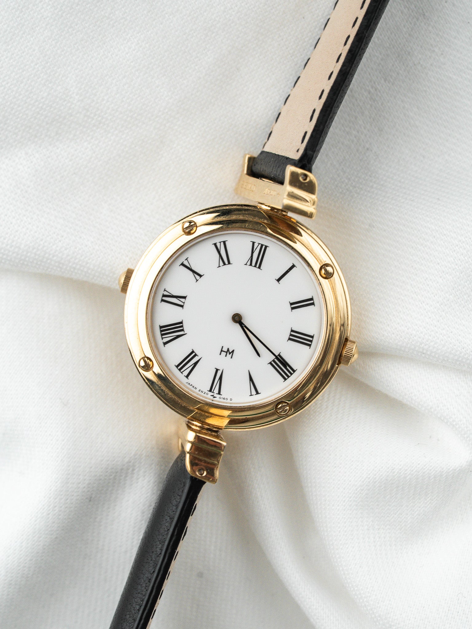 Montre Seiko Hanae Mori 2N20-0070 — Boîtier Réversible (1988)