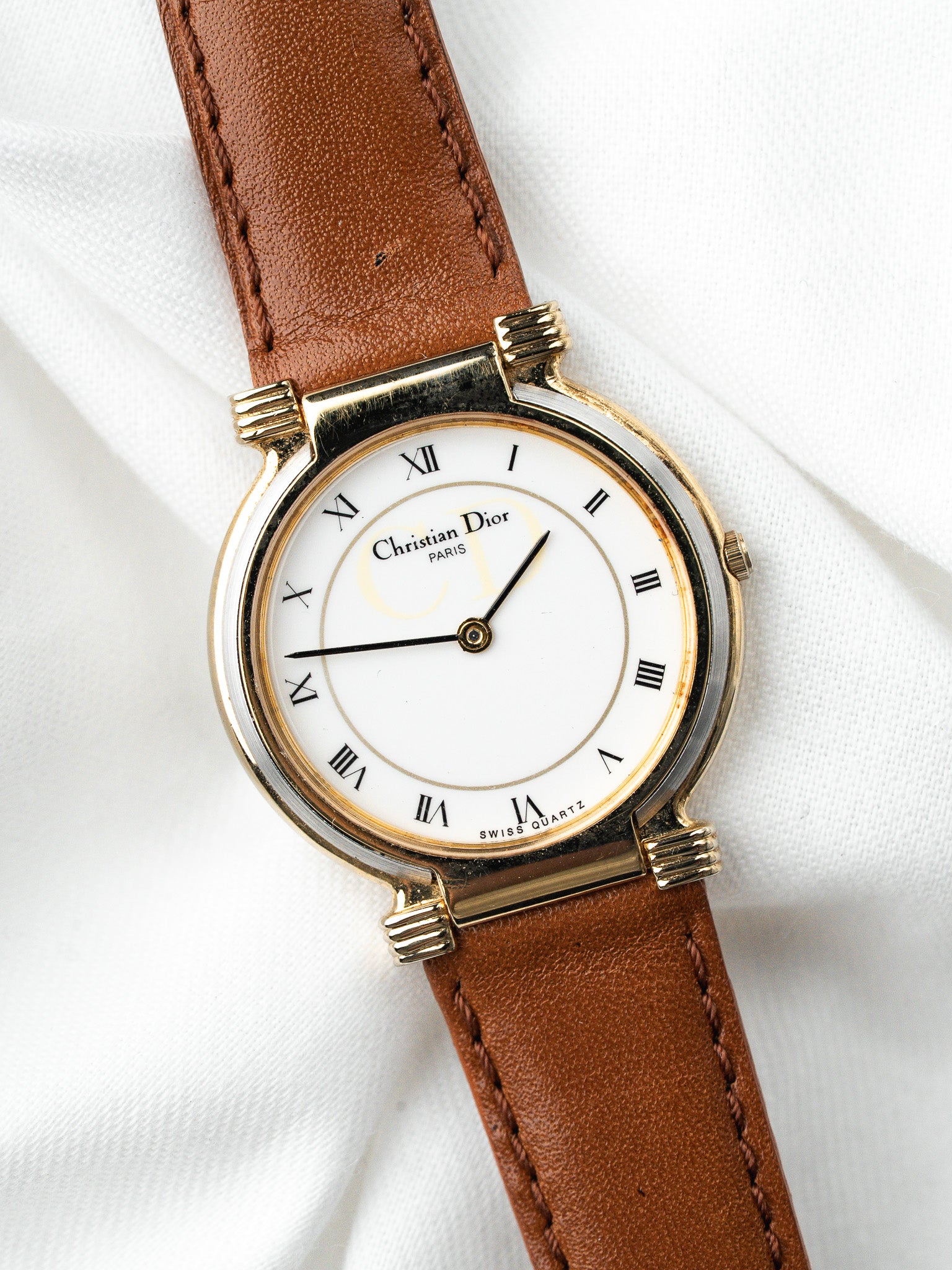 Christian Dior Vintage 511501 Watch — Two-Tone Monogram (1990s) 