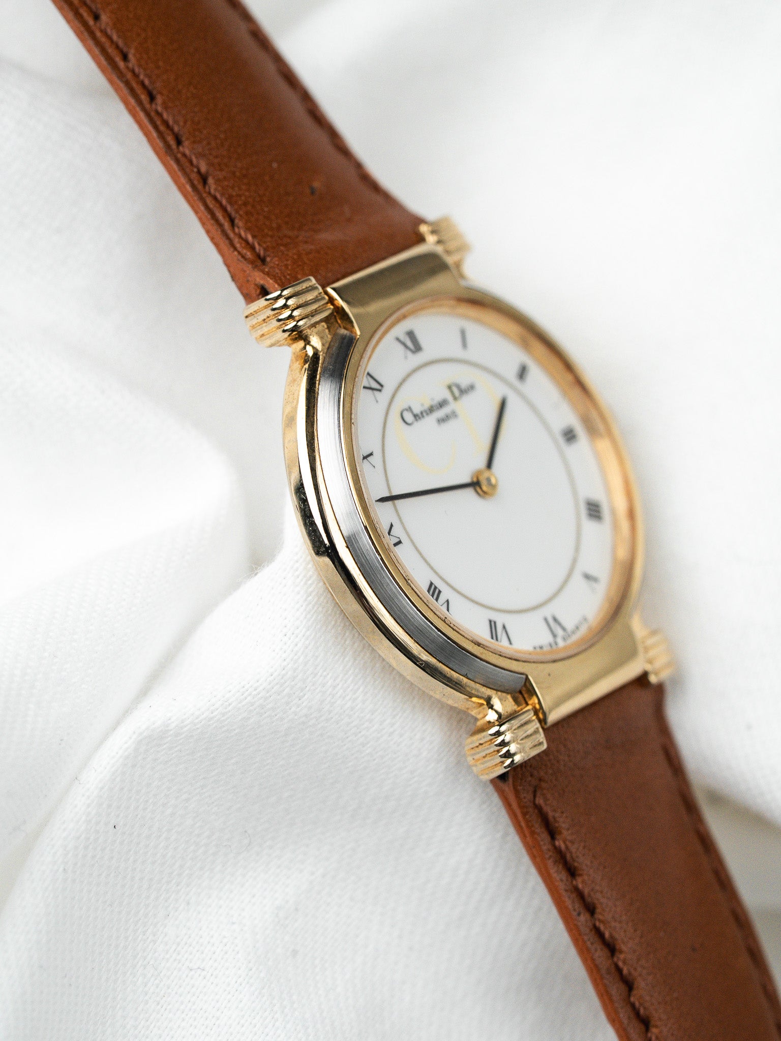Christian Dior Vintage 511501 Watch — Two-Tone Monogram (1990s) 