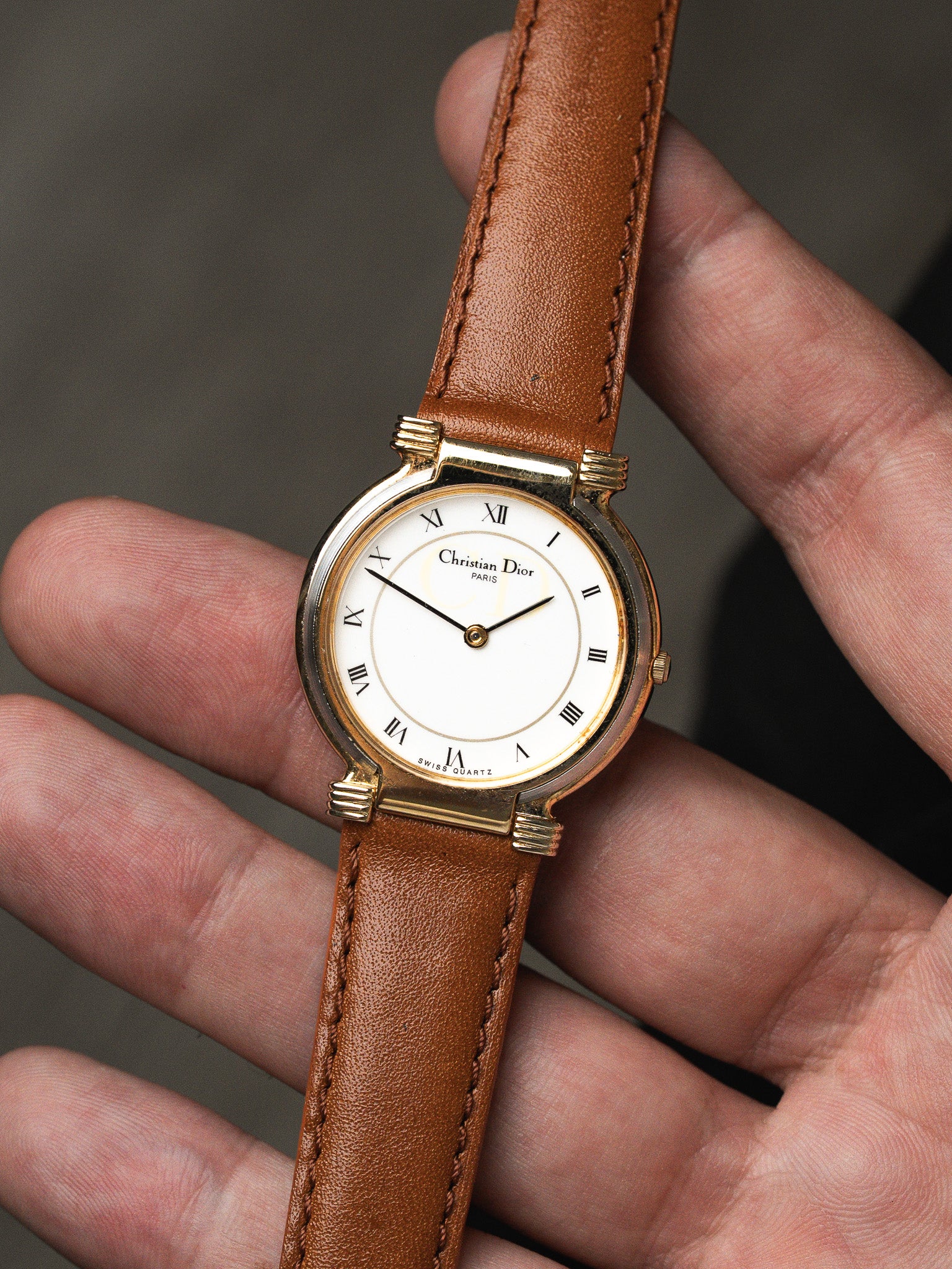 Christian Dior Vintage 511501 Watch — Two-Tone Monogram (1990s) 