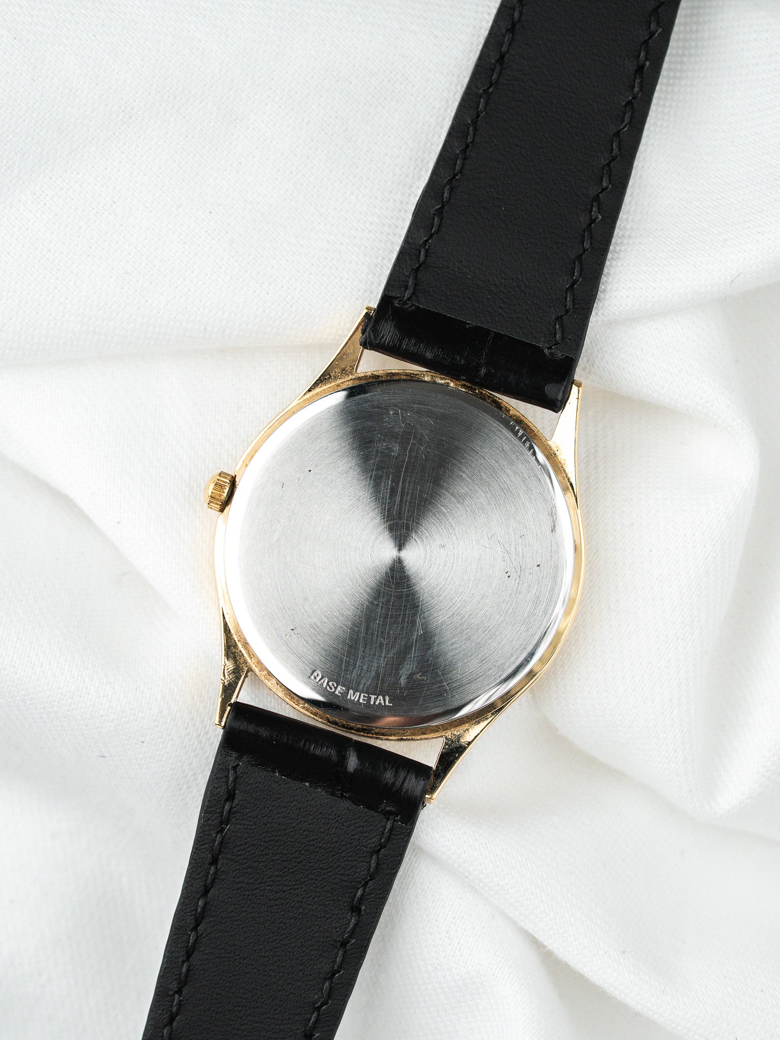 Montre Longines Vintage Plaqué Or — Cadran Doré Date (1980s)