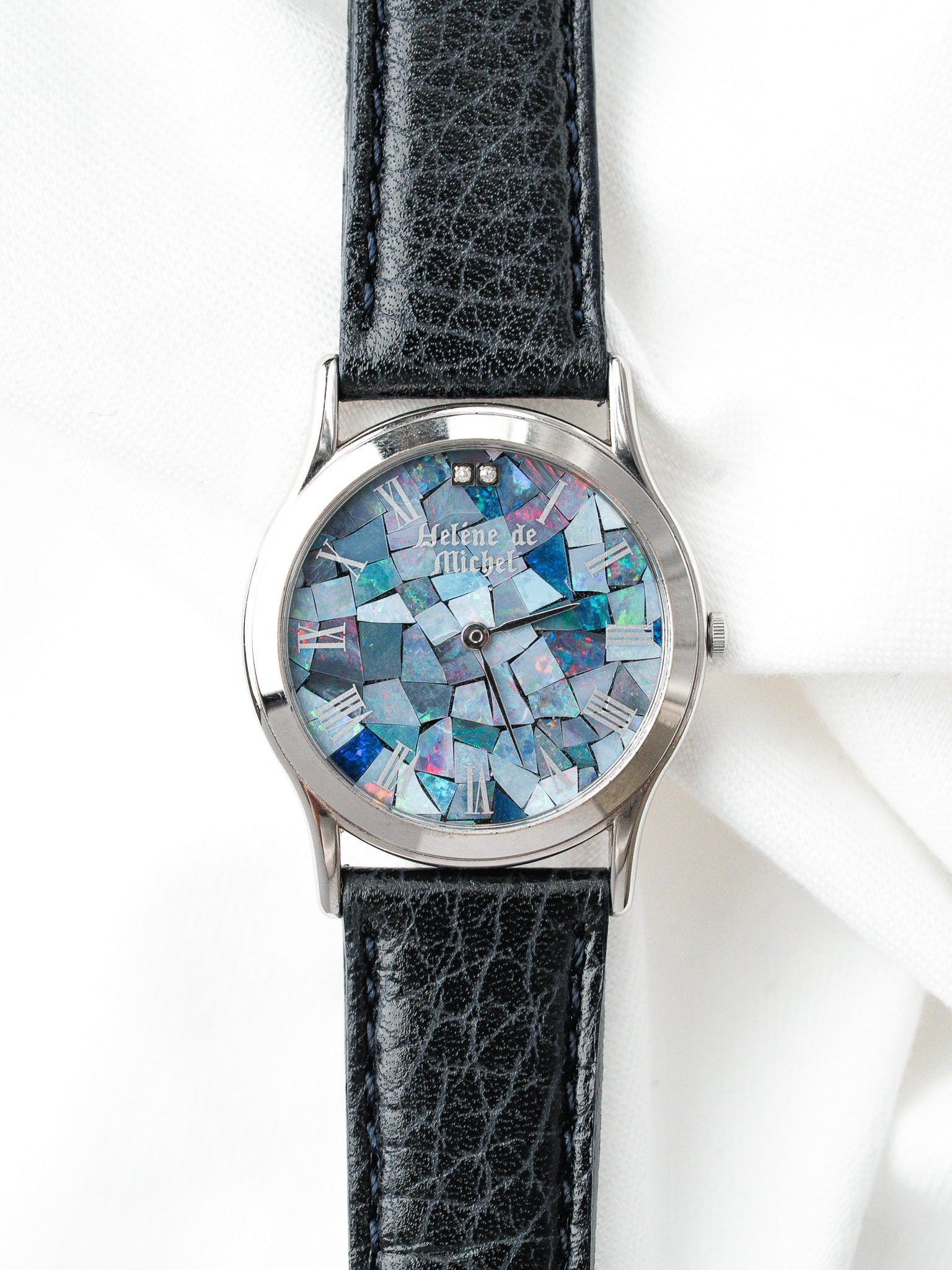 Montre Hélène de Michel Argent — Cadran Opale Mosaïque (1990s)