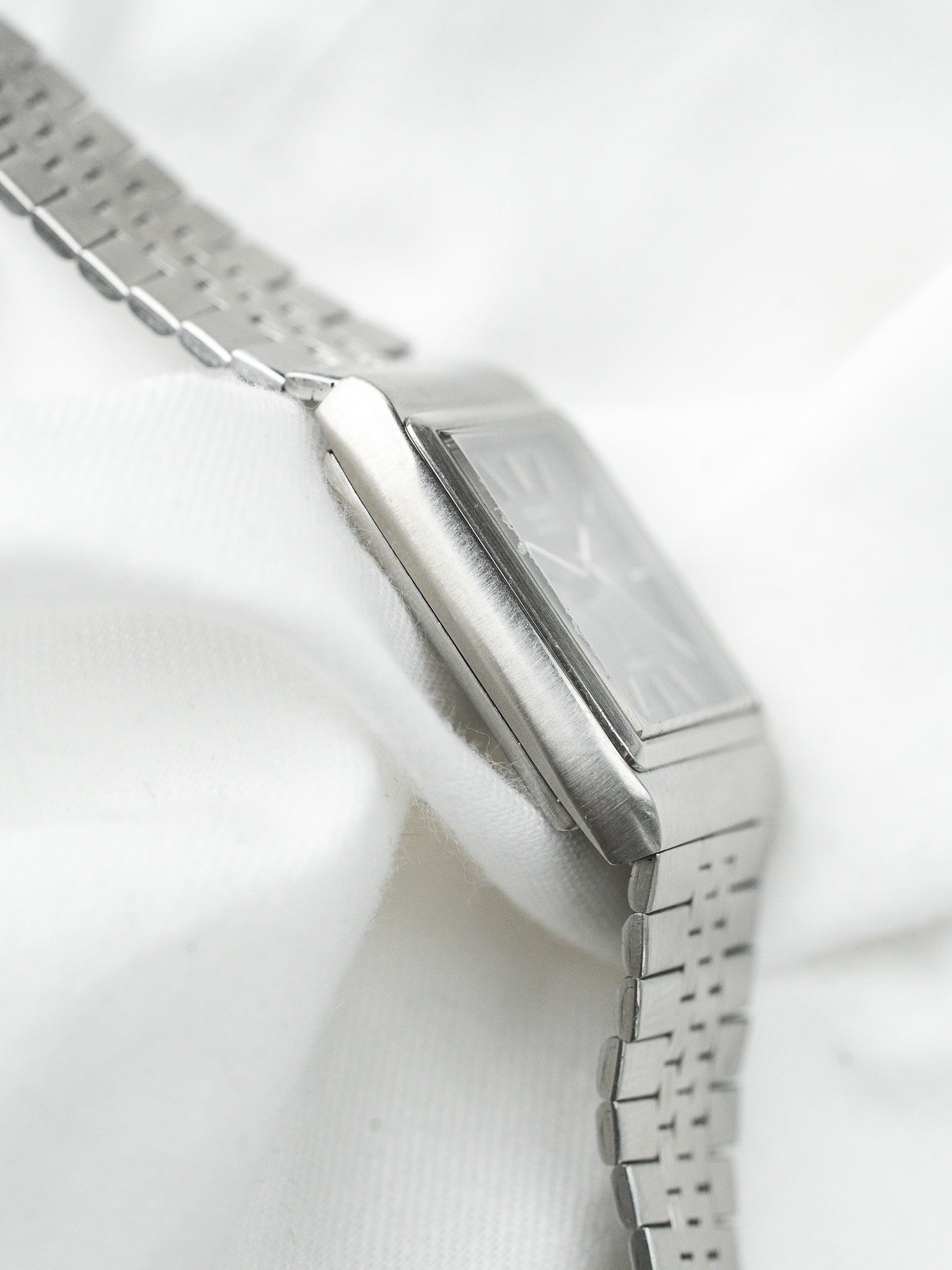 Montre Seiko Emblem 4120-5020 Acier — Cadran Bleu Chevrons (1977)