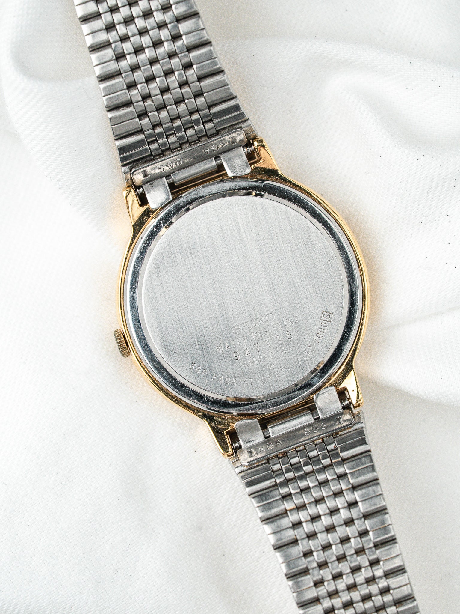 Seiko Lord Quartz Watch 7143-7000 Gold-Plated — Kanji Day (1979) 