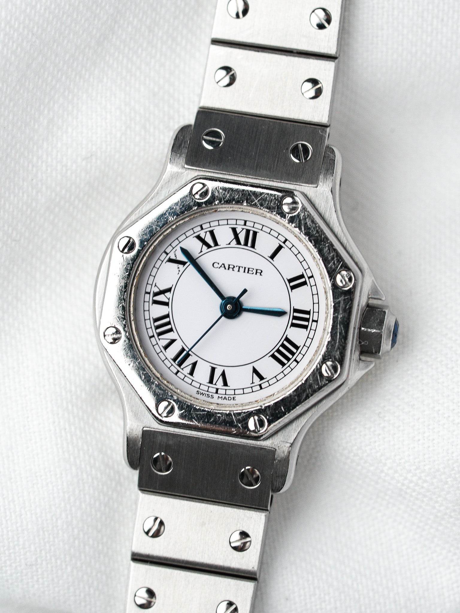 Cartier Santos Octogonale 0906 — Automatique Bracelet Acier (1980s)