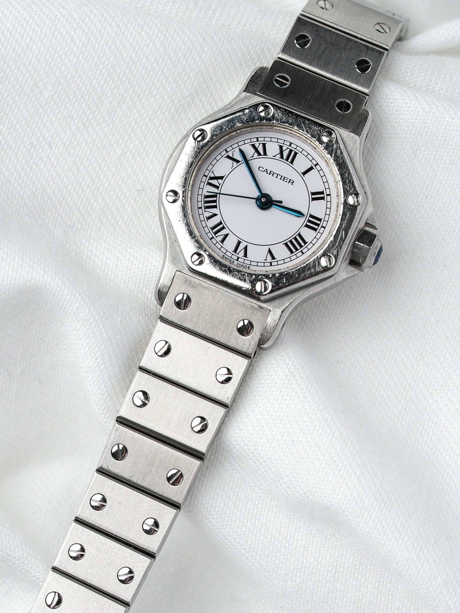 Cartier Santos Octogonale 0906 — Automatique Bracelet Acier (1980s)