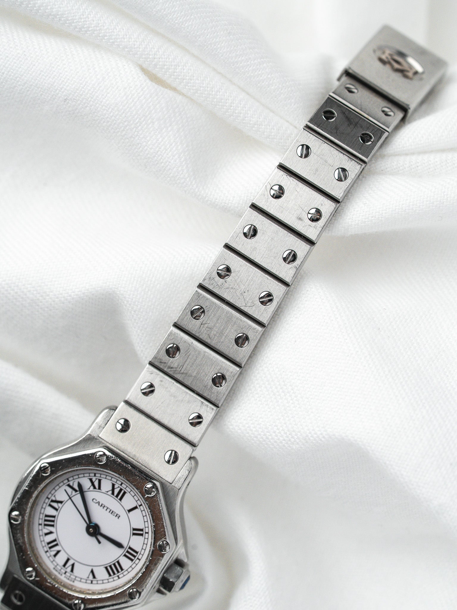 Cartier Santos Octogonale 0906 — Automatique Bracelet Acier (1980s)