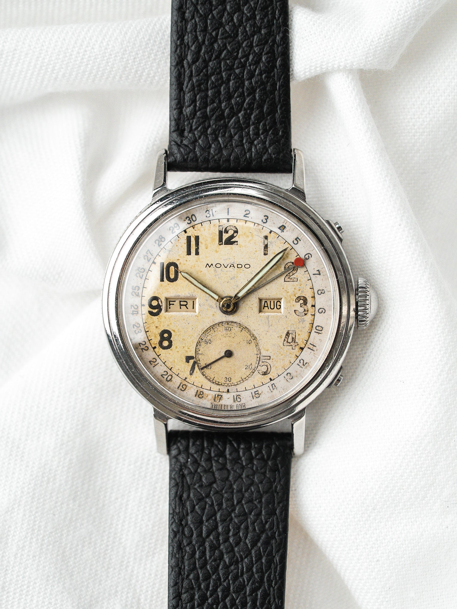 Movado Calendograf 14788 Triple Calendrier — Petite Seconde (1950s)