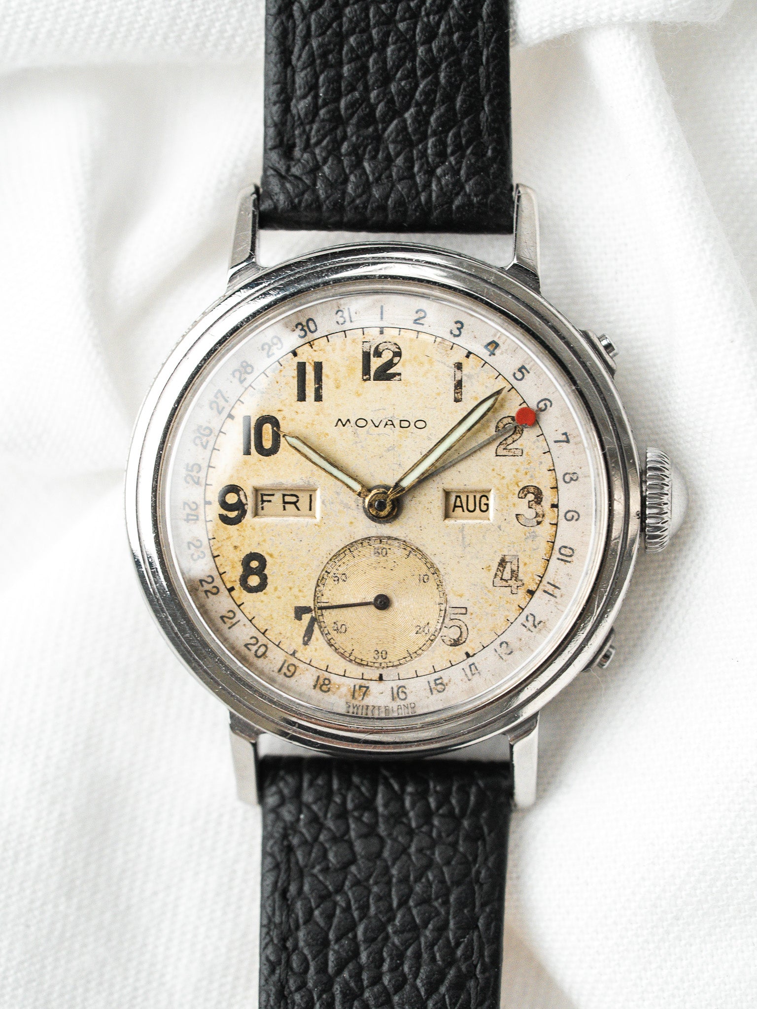 Movado Calendograf 14788 Triple Calendrier — Petite Seconde (1950s)