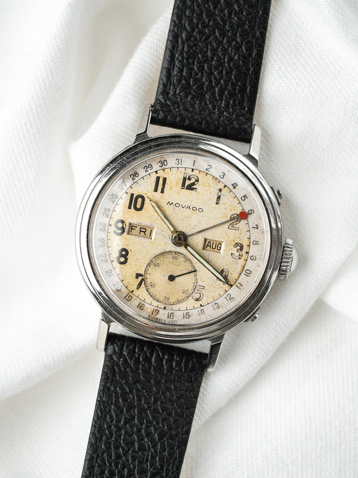 Movado Calendograf 14788 Triple Calendrier — Petite Seconde (1950s)
