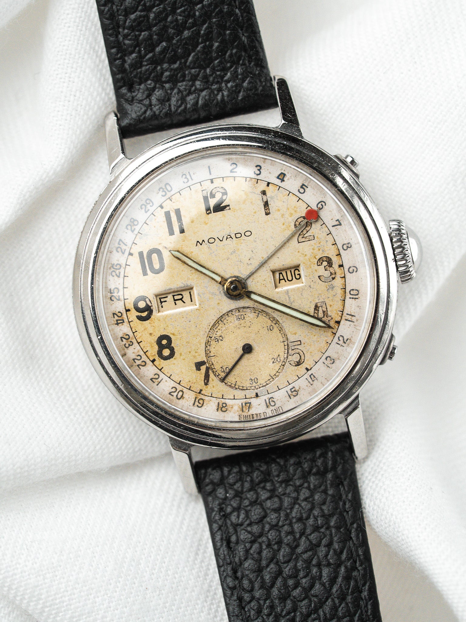 Movado Calendograf 14788 Triple Calendrier — Petite Seconde (1950s)