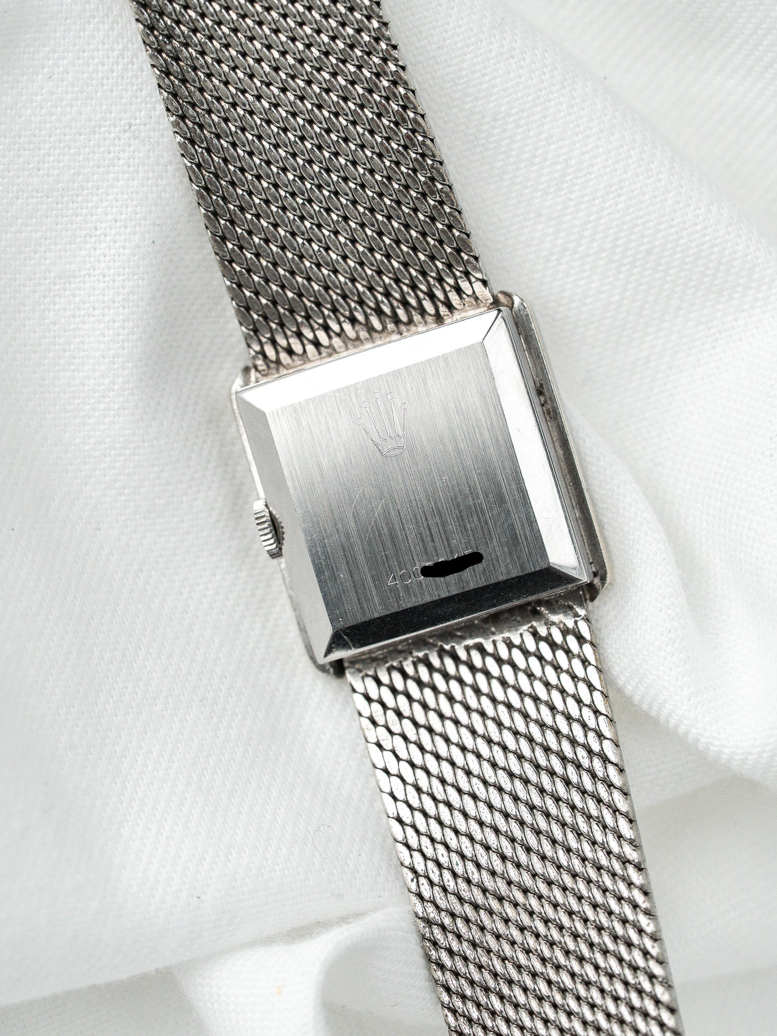 Rolex Precision Watch 2611 — Cóctel Diamantes Acero (1974) 