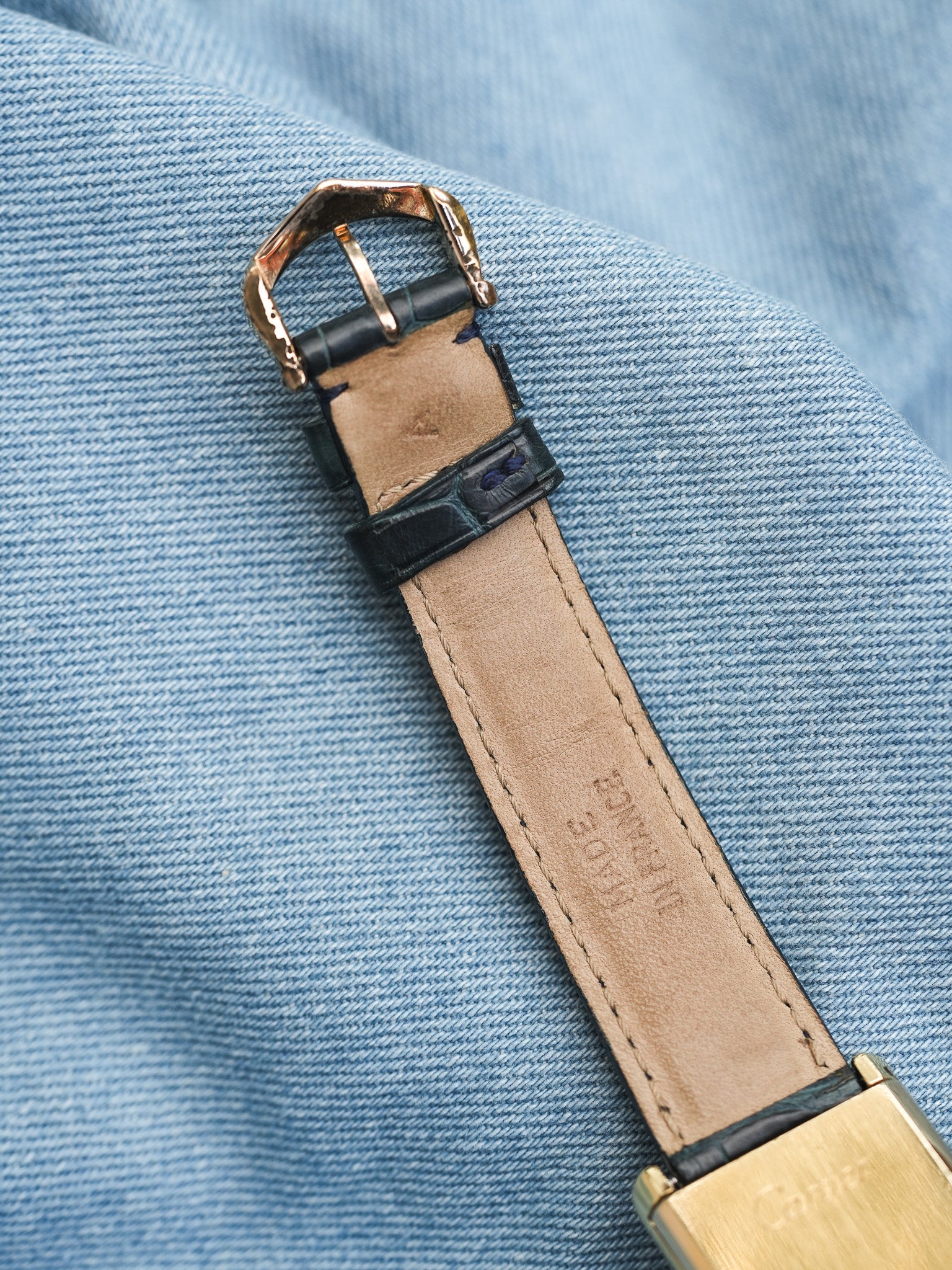 Cartier - Must of Cartier Tank First Generation Electroplated 18K - 1970s 