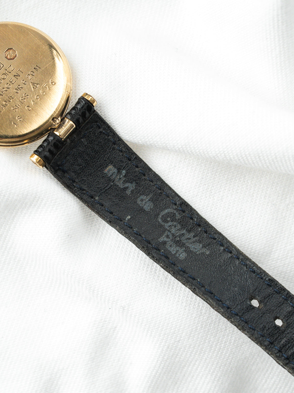 Cartier Must Vendôme 590004 镀金银 — 黑色表盘 Spider (1990s) 