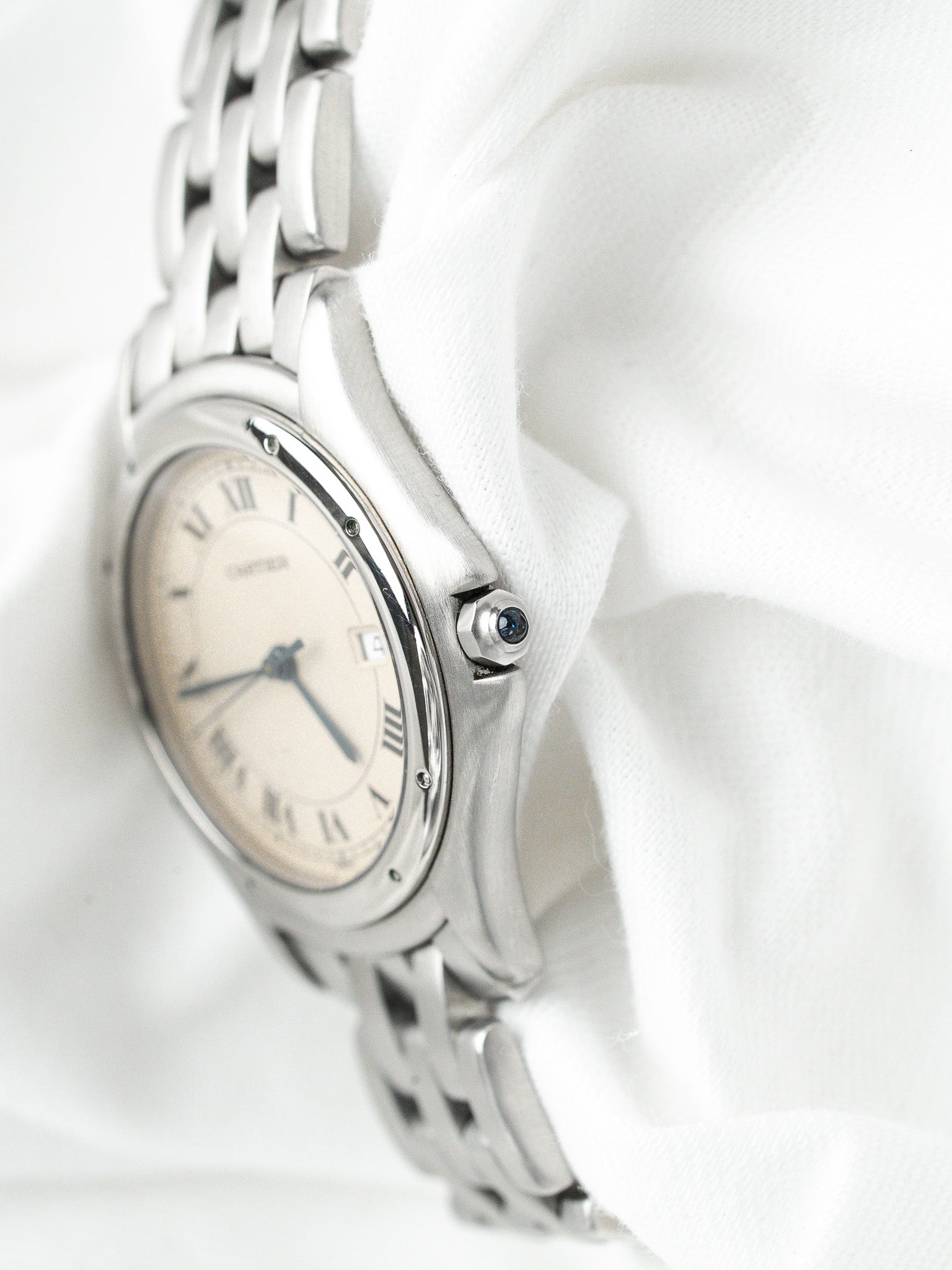 Montre Cartier Panthère Cougar 987904 Acier — Romains (1990s)