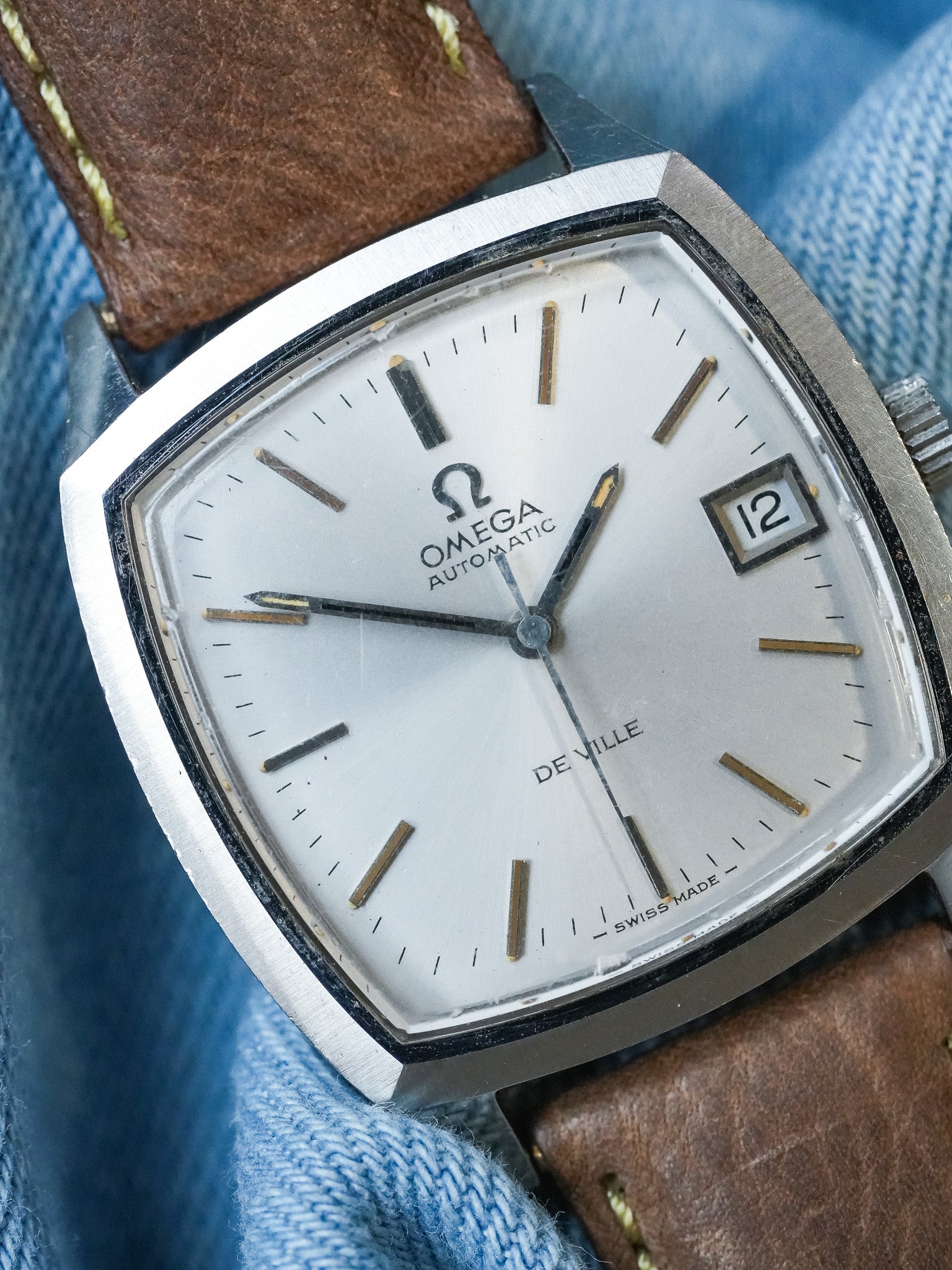 Omega - De Ville 166.075 Tonneau Acier - 1970s