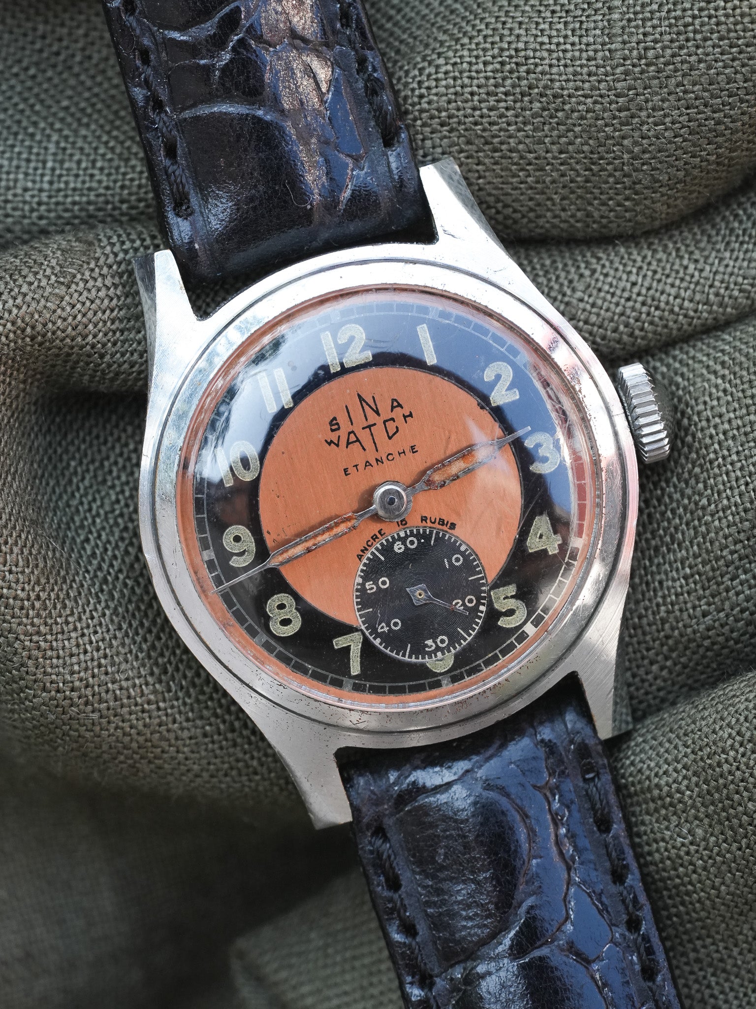 Sina Watch - WW2 Tuxedo Saumon - 1940s
