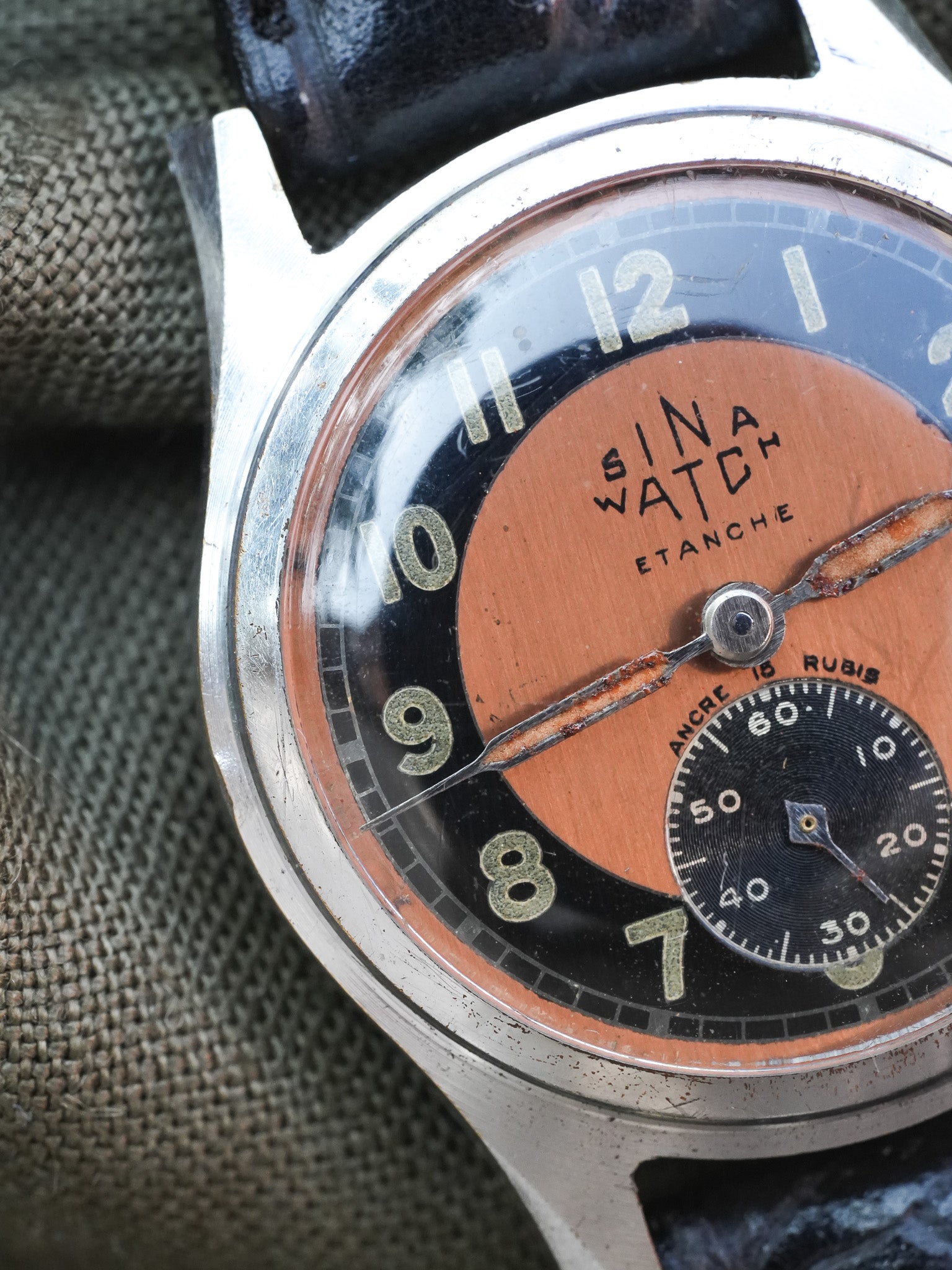 Sina Watch - WW2 Tuxedo Saumon - 1940s