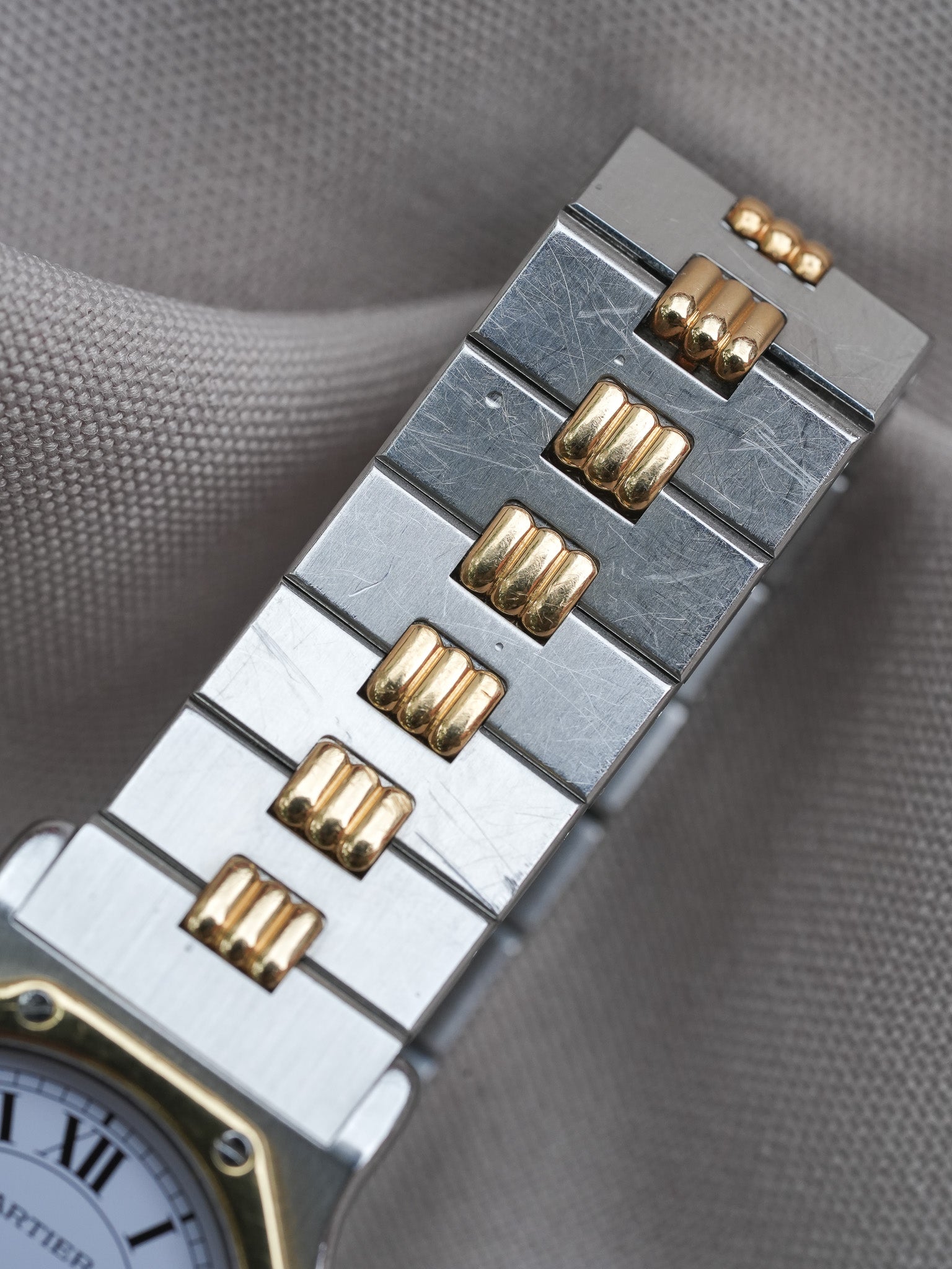 Cartier - Santos Octogonale 2965 Godron Automatique 29mm - 1990s 