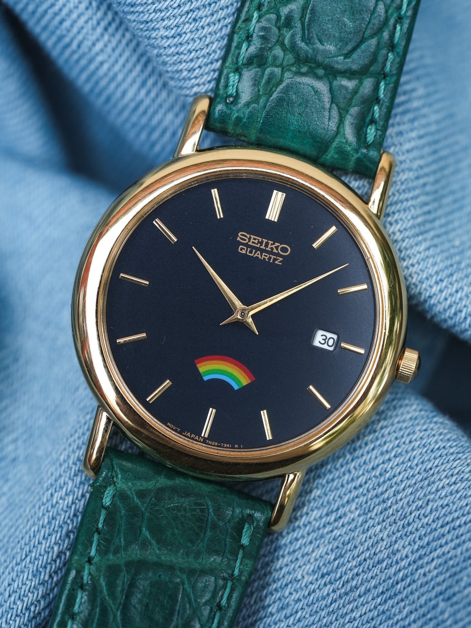 Seiko - Arc en Ciel Cadran noir - NOS - 2002