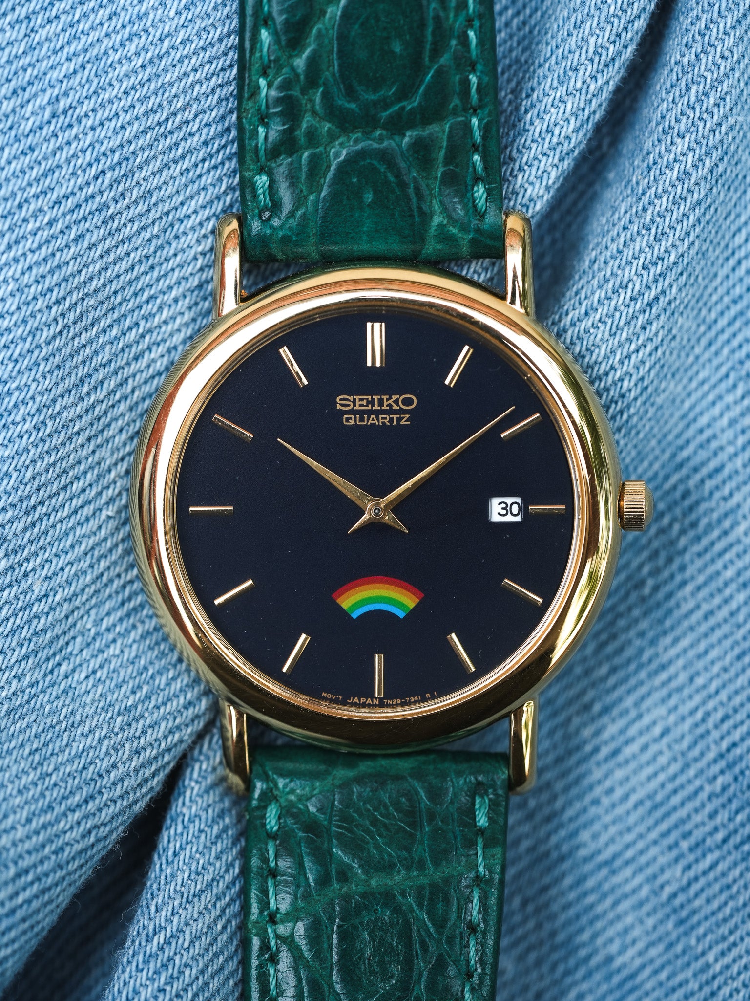Seiko - Arc en Ciel Cadran noir - NOS - 2002