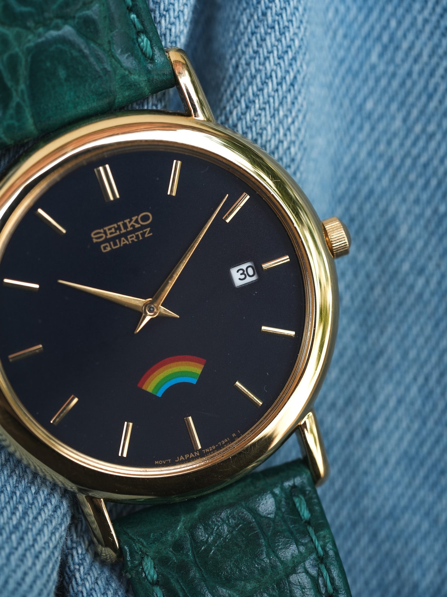 Seiko - Arc en Ciel Cadran noir - NOS - 2002