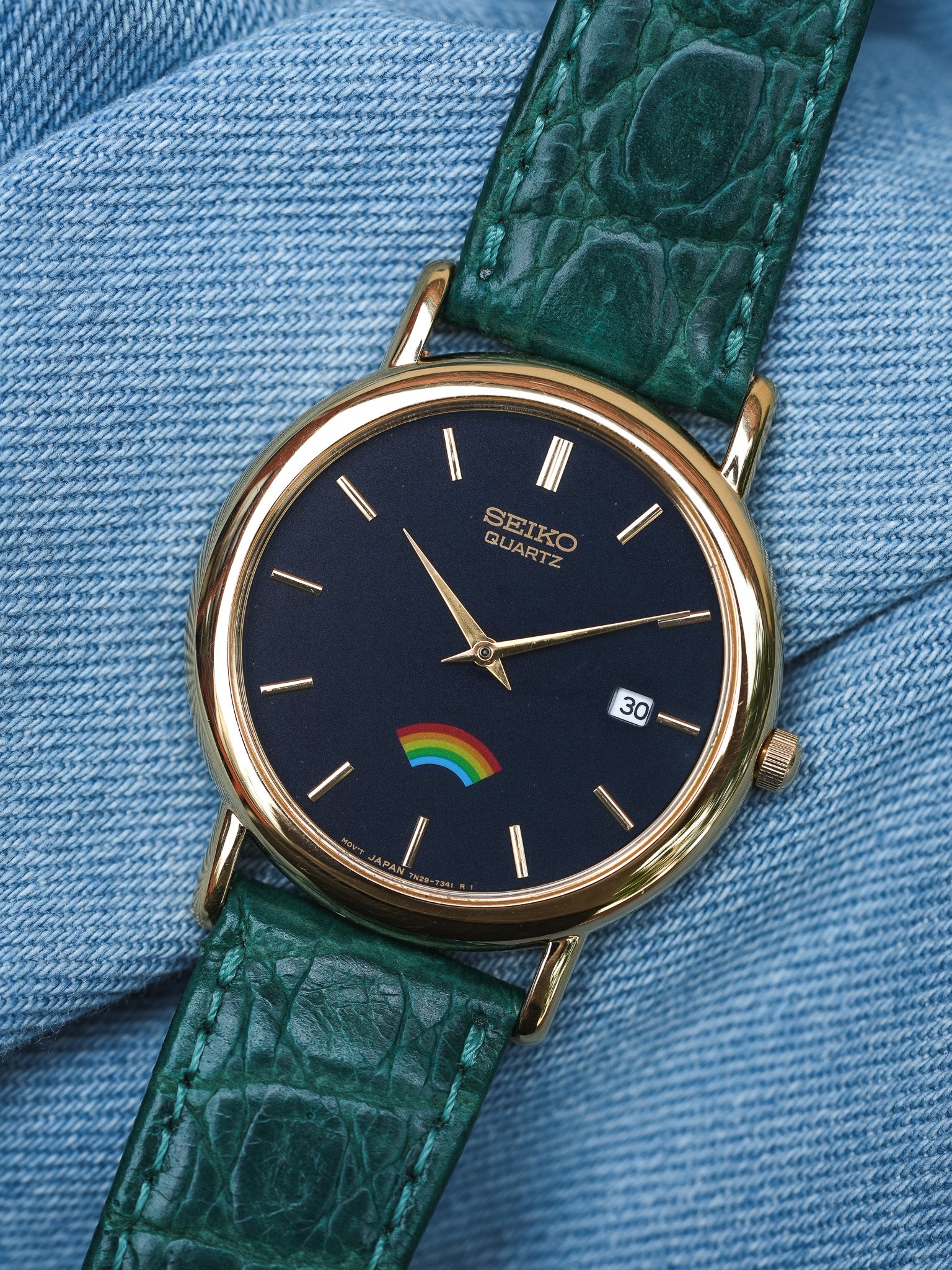 Seiko - Arc en Ciel Cadran noir - NOS - 2002