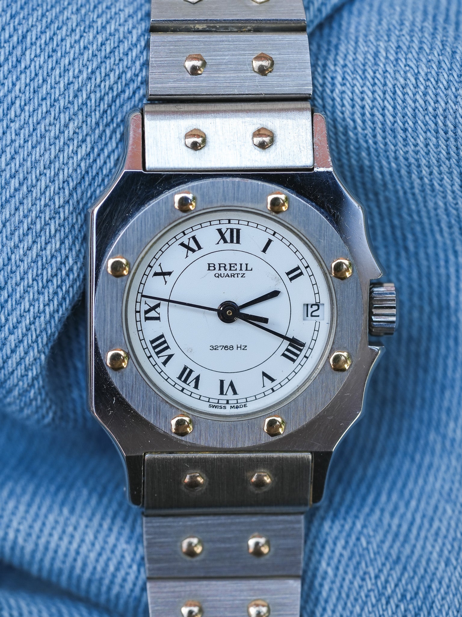 Breil - Mini "Santos" Acier - NOS - 1980s