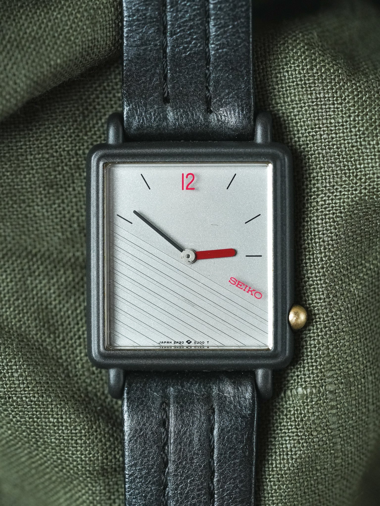 Seiko - Tank Черный Диагональ - 1996 