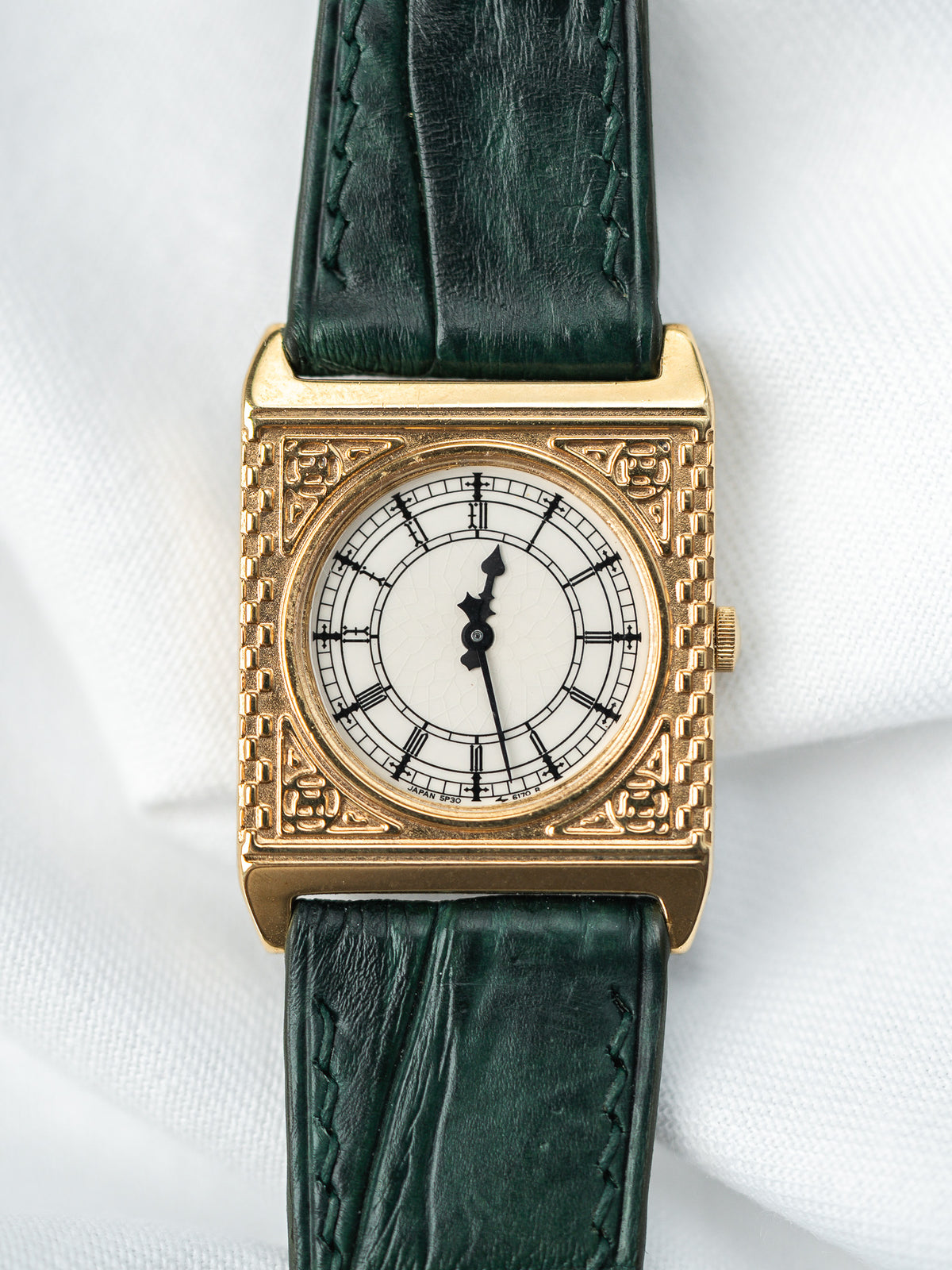 Vintage Seiko Big Ben 5P30-6150 Watch — Clock Dial (1988) 