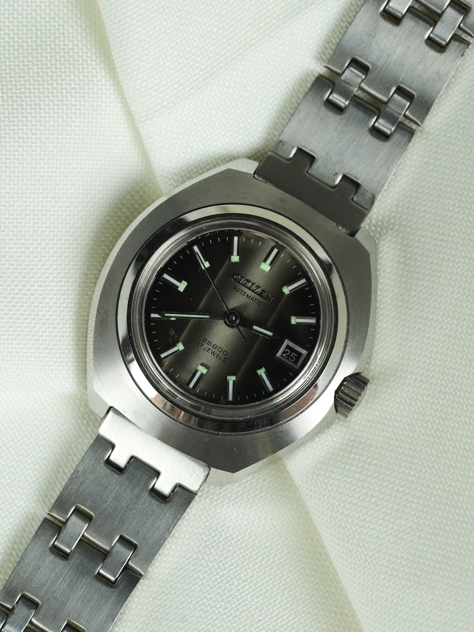 Citizen - Mini Disco Volante Steel Moka Bracelet - New from Stock - 1980s 
