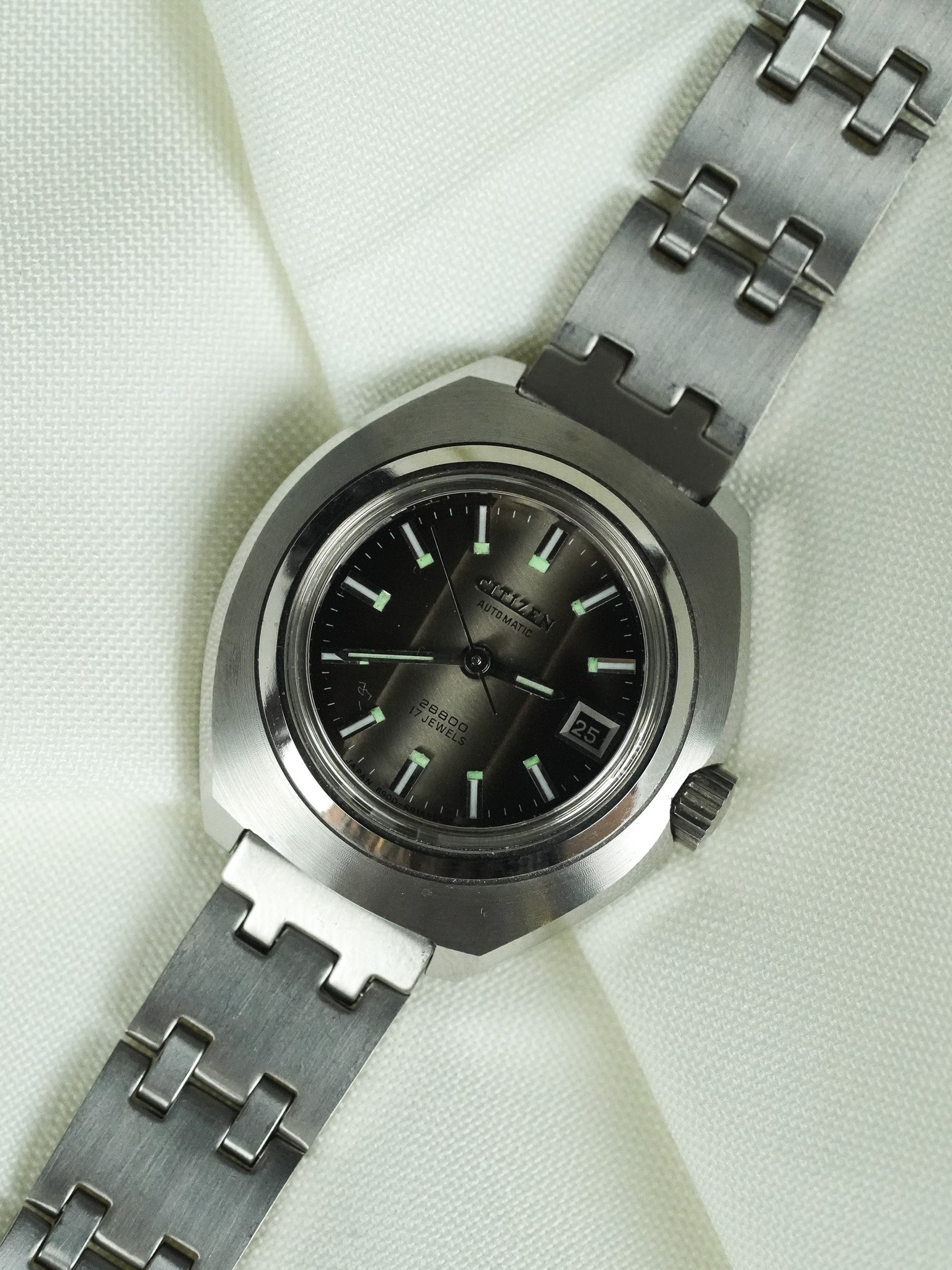 Citizen - Mini Disco Volante Steel Moka Bracelet - New from Stock - 1980s 