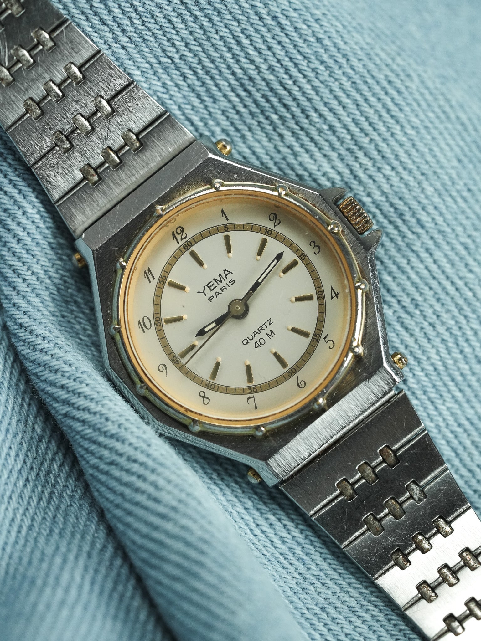Yema - Mini Royal Steel Gold - 1990s 