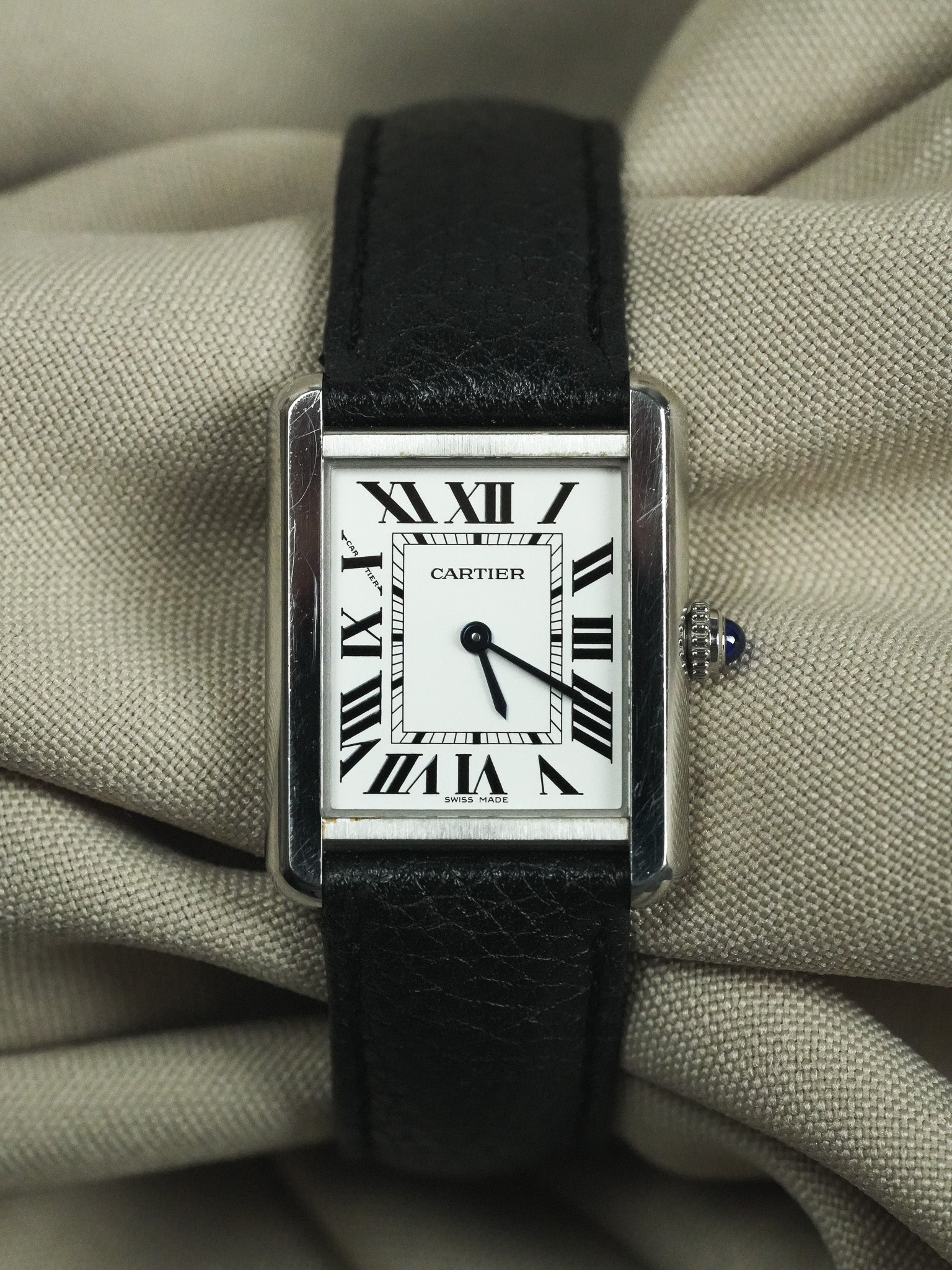 Cartier - 3170 Tank Solo Acier Quartz - 2010-е 