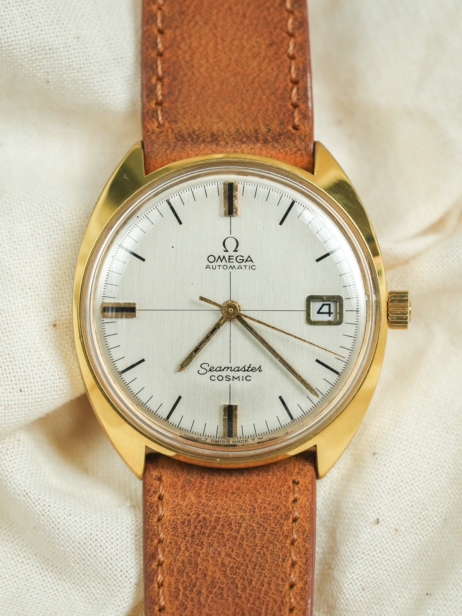 Omega - Seamaster Cosmic 166.026 Plaqué or Monobloc - 1970s