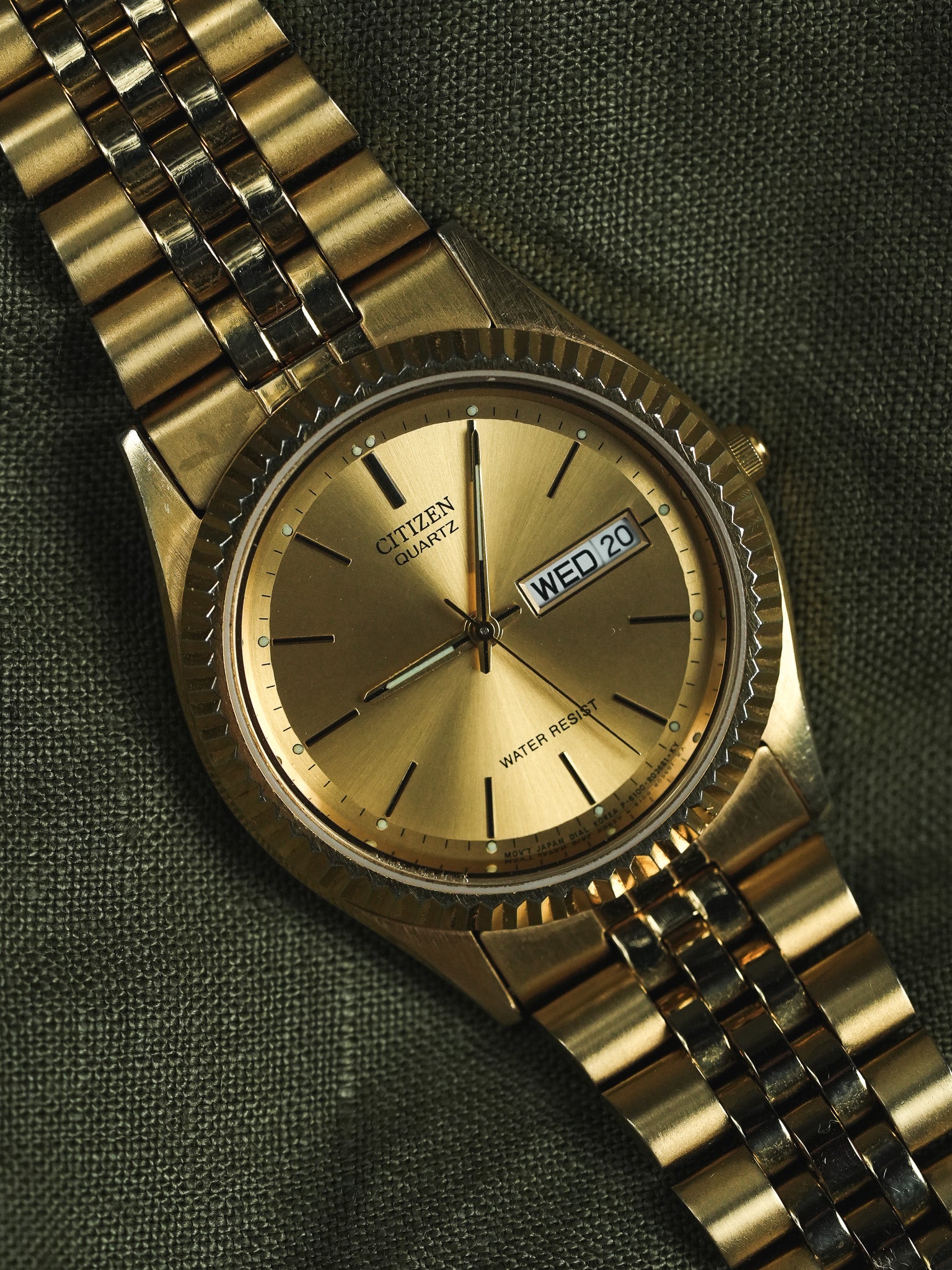 Citizen - Daydate Jubilee Fluted Gold Plated - 1976 
