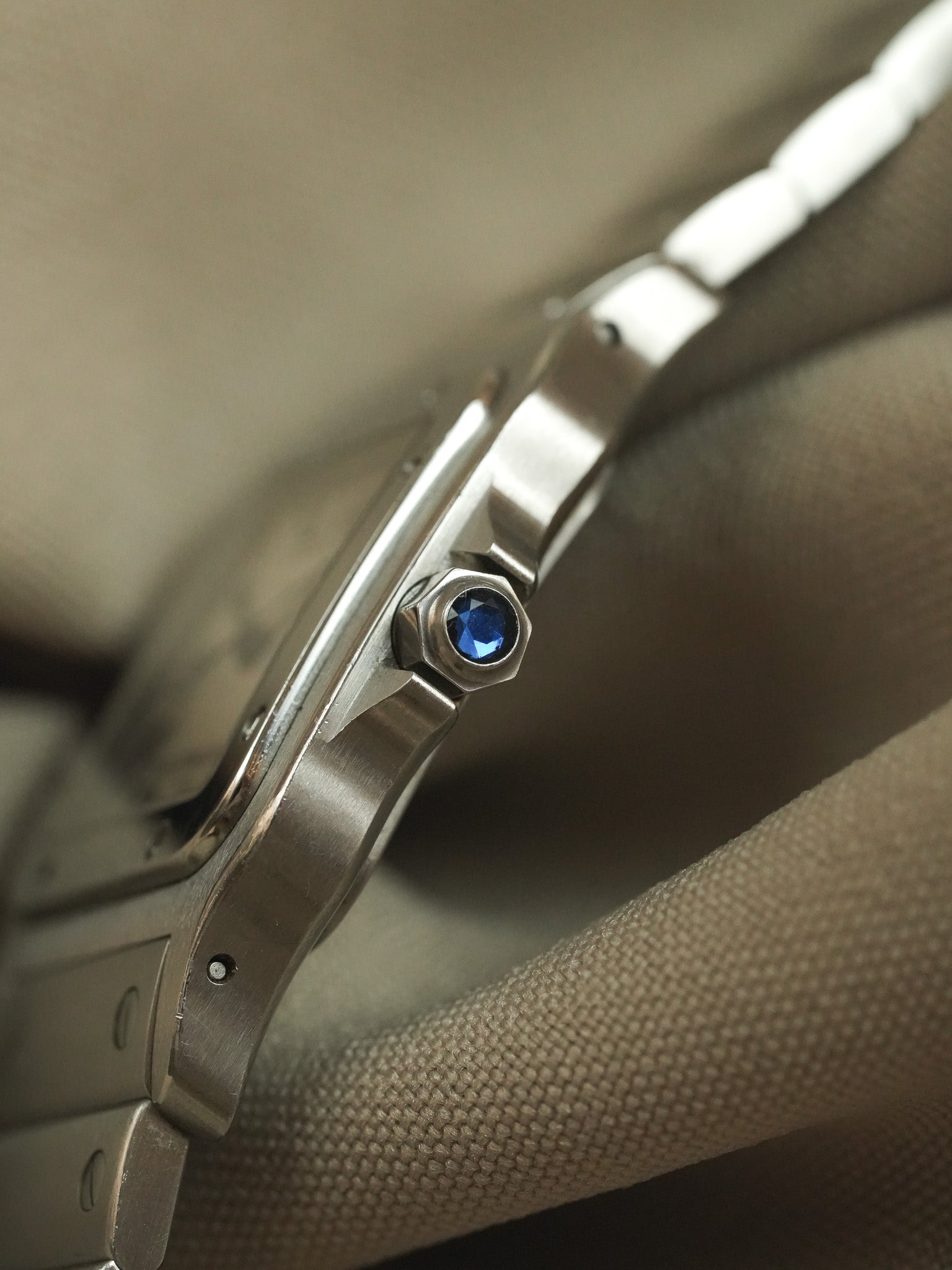 Cartier - Santos Curved 1564 Steel 29mm - 2000s 