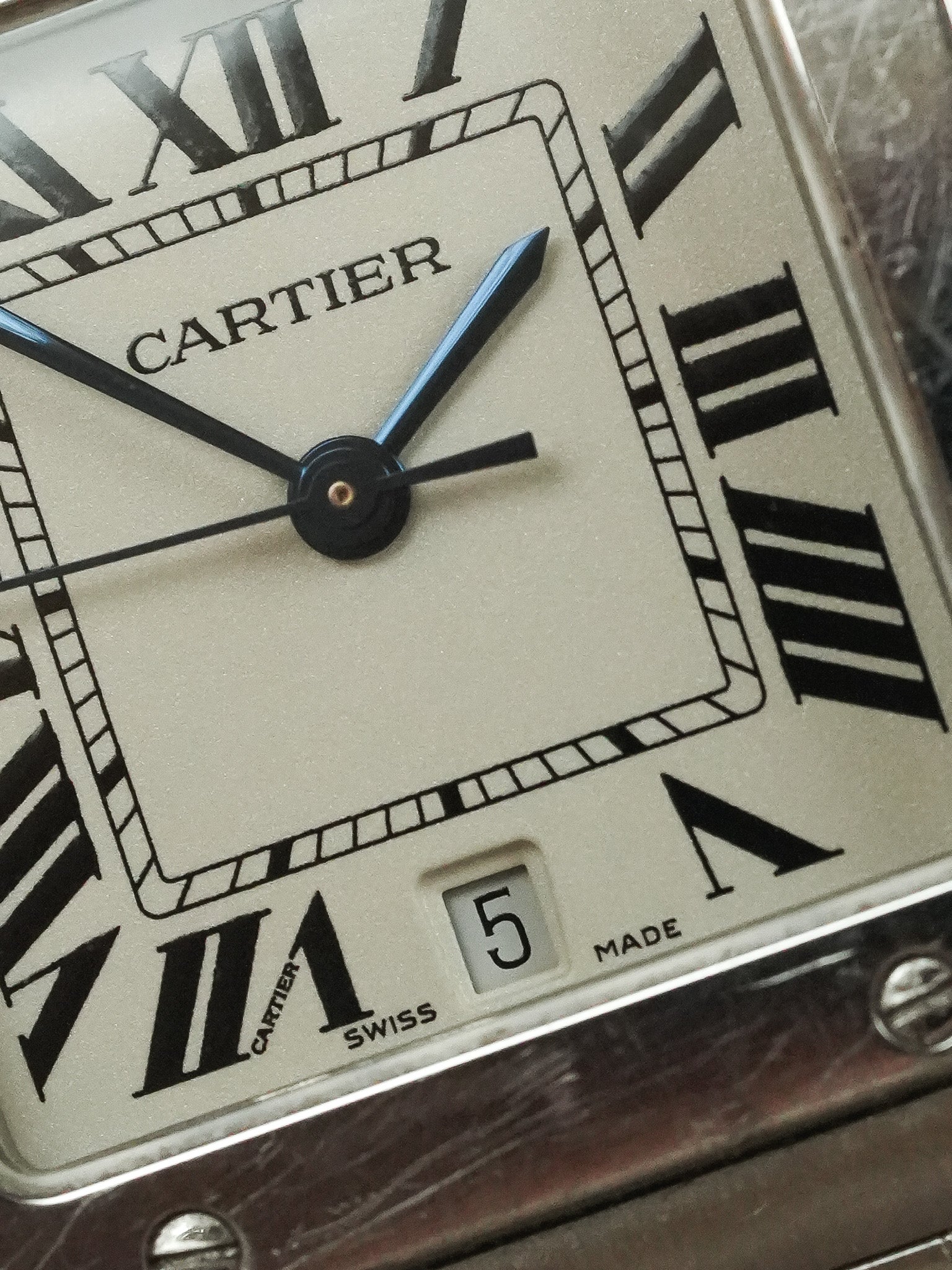 Cartier - Santos Curved 1564 Steel 29mm - 2000s 