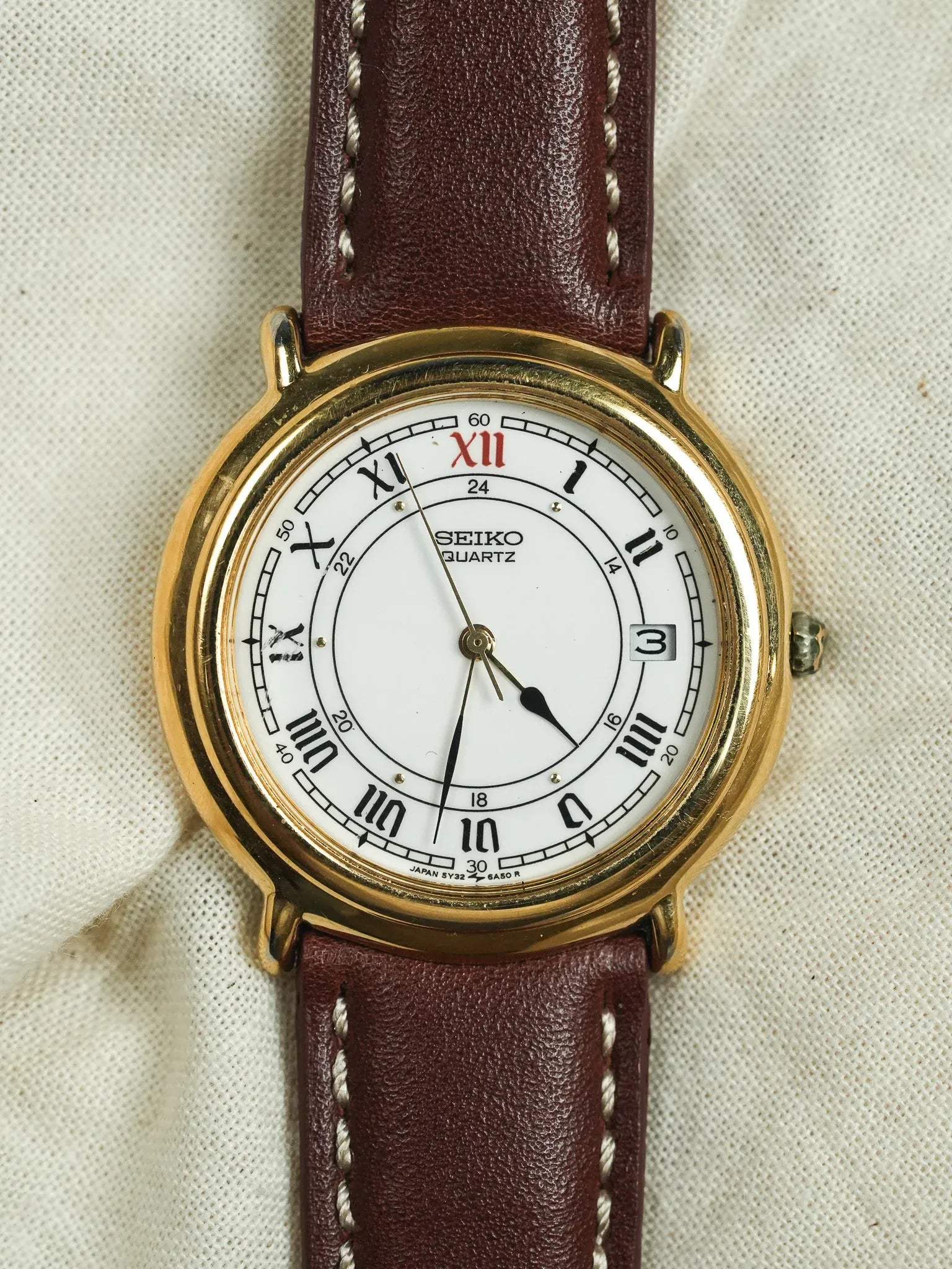 Seiko - Chapado en oro Romain 24h - 1989 