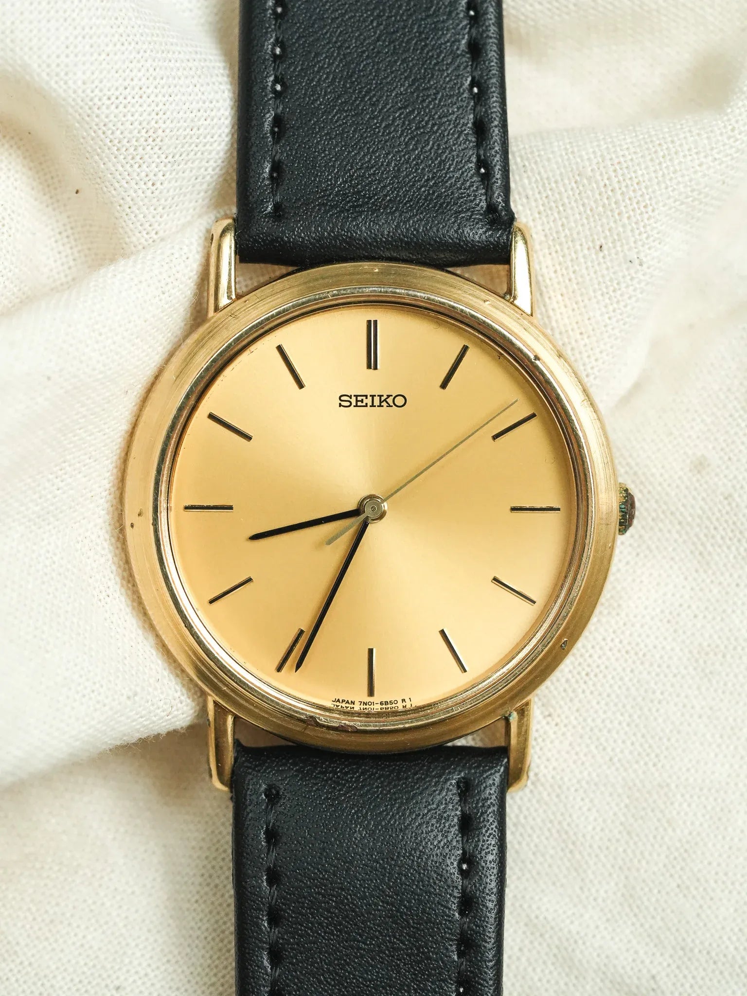 Seiko - Reloj de Vestir Dorado - 2001 