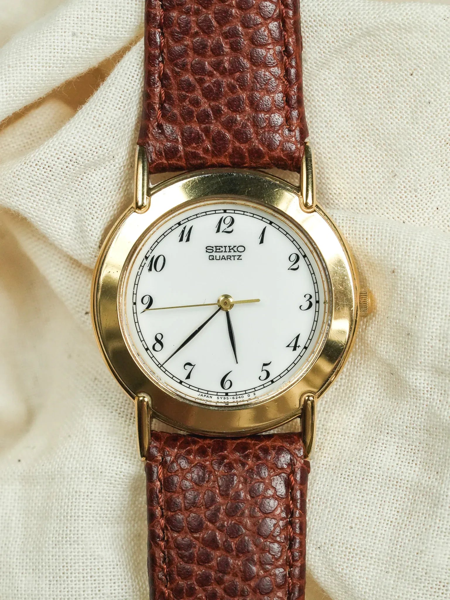 Seiko - Redondo Oro Grueso - 1991 