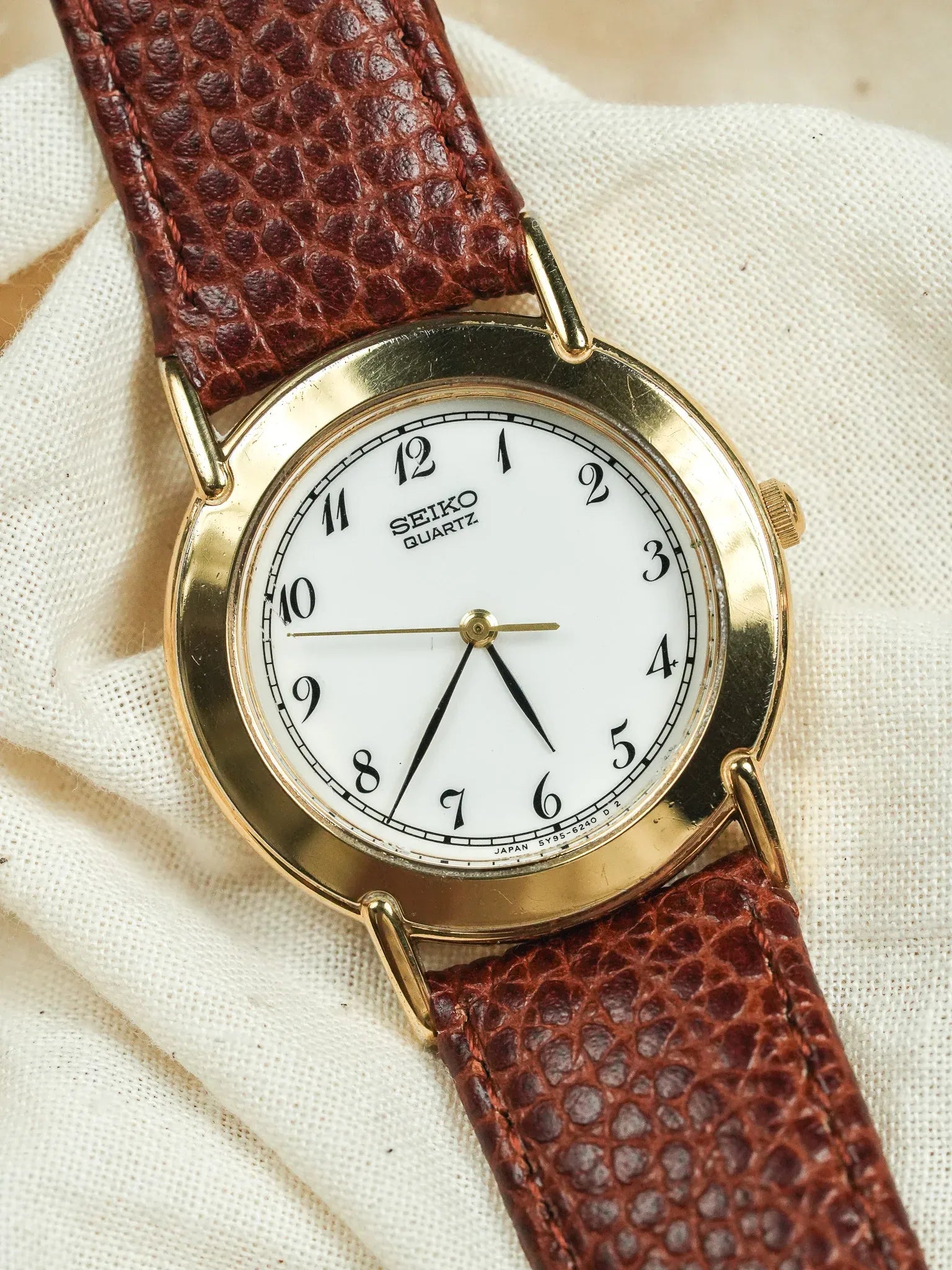 Seiko - Redondo Oro Grueso - 1991 